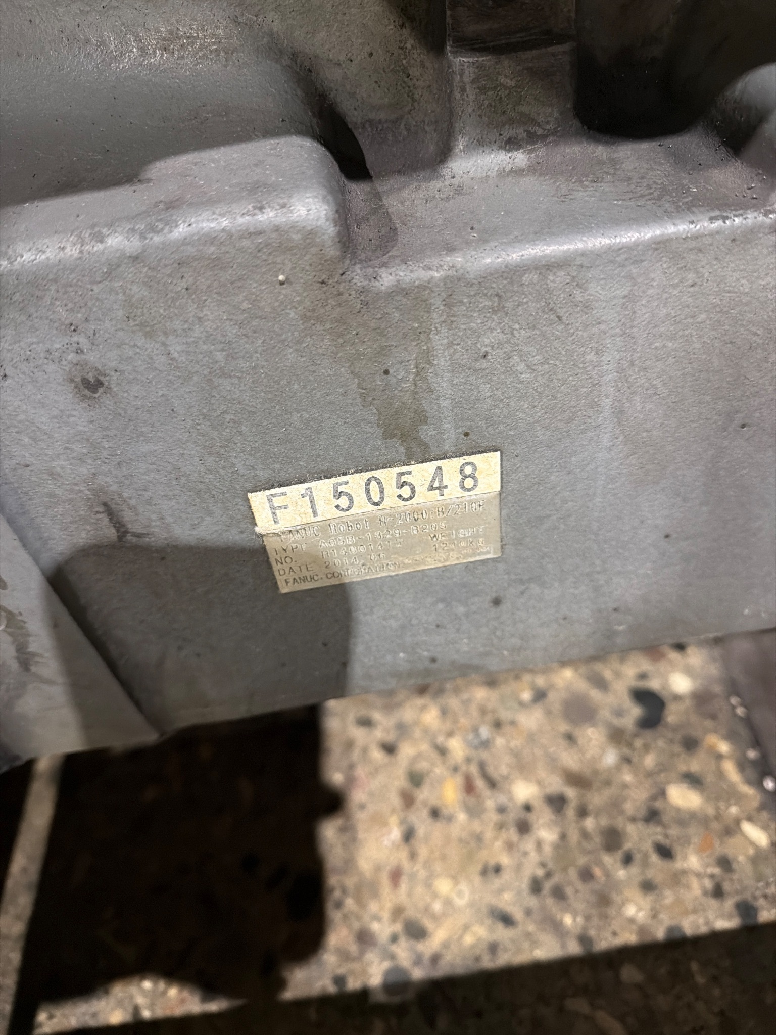 FANUC R-2000iB/210F Complete w/ R-30iB Controls USED 5