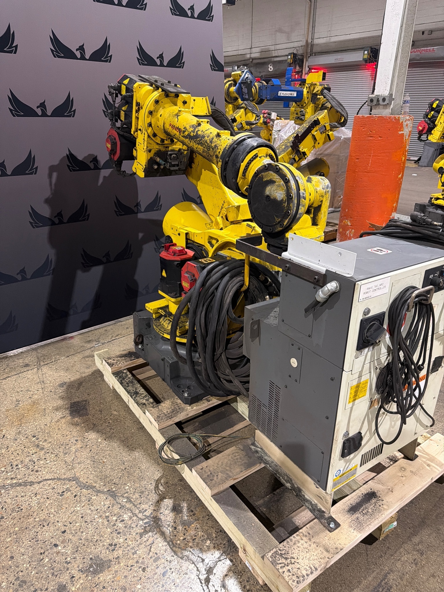 FANUC R-2000iB/210F Complete w/ R-30iB Controls USED 4