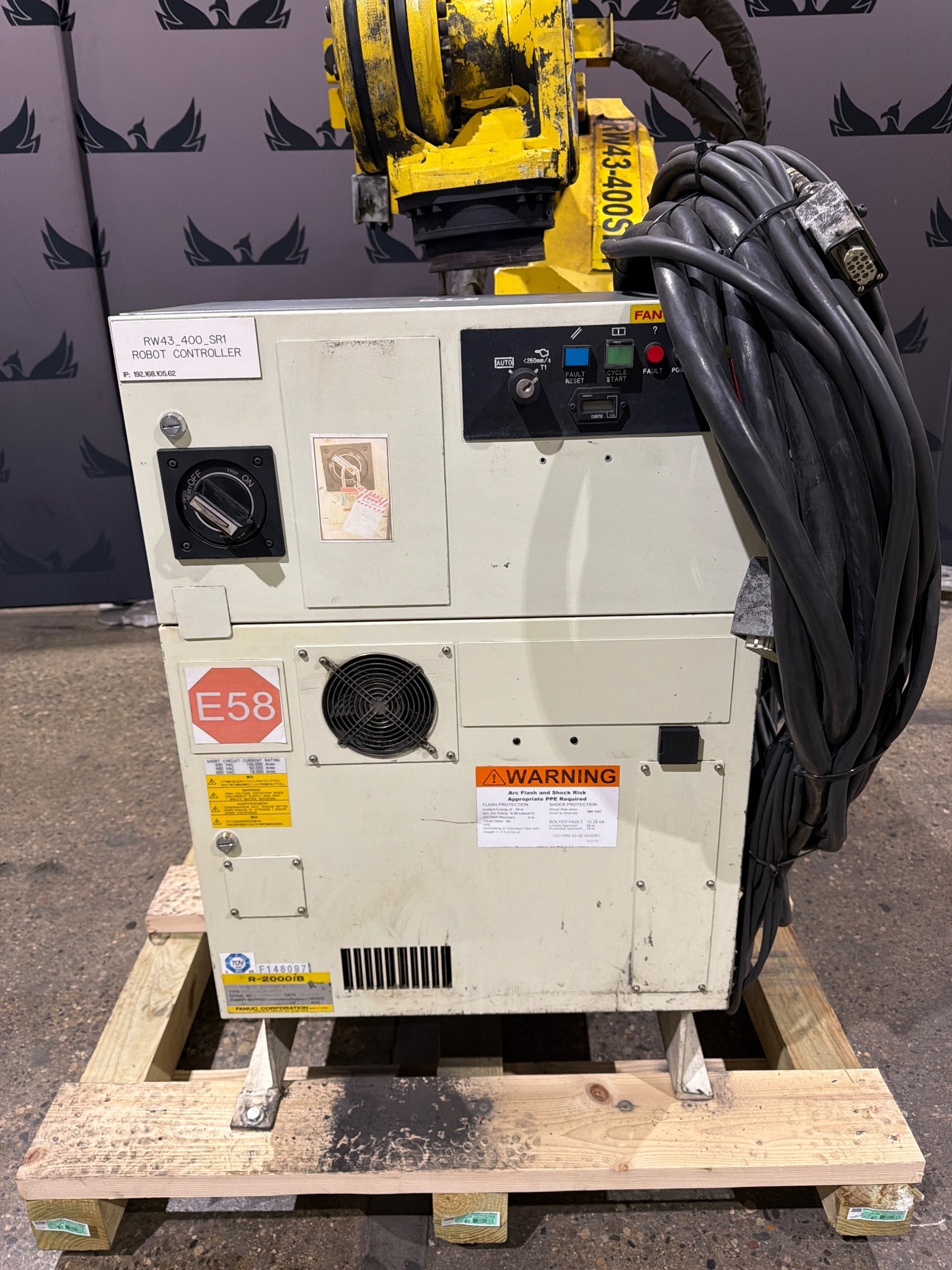 FANUC R-2000iB/210F Complete w/ R-30iB Controls USED 3