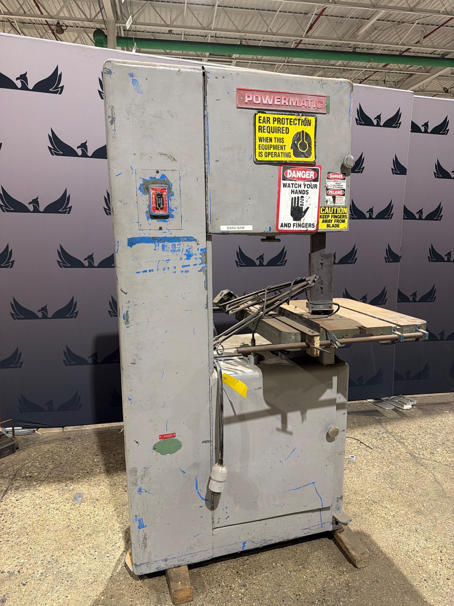 POWERMATIC 34004 Vertical Bandsaw USED 0