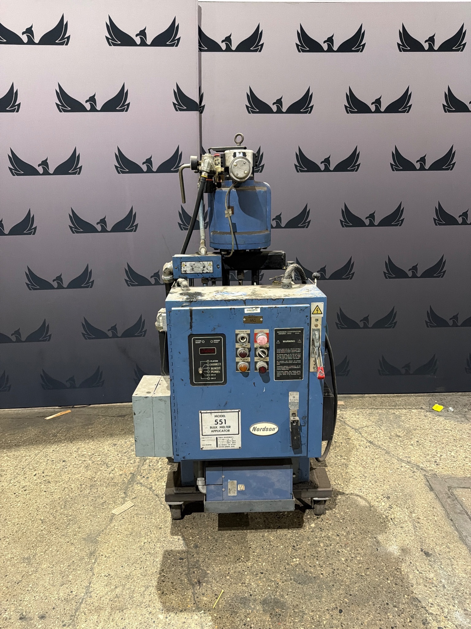 NORDSON 551 Bulk Melter Applicator P/N 324633 480V USED 0