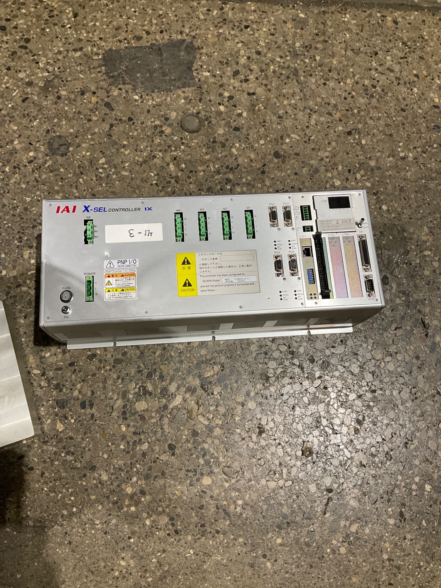 IAI IX-NNN6020-5L-T1 ROTARY ACTUATOR W/ CSEL-KX-MNN6020-DV-P1EE CONTROLLER USED 2