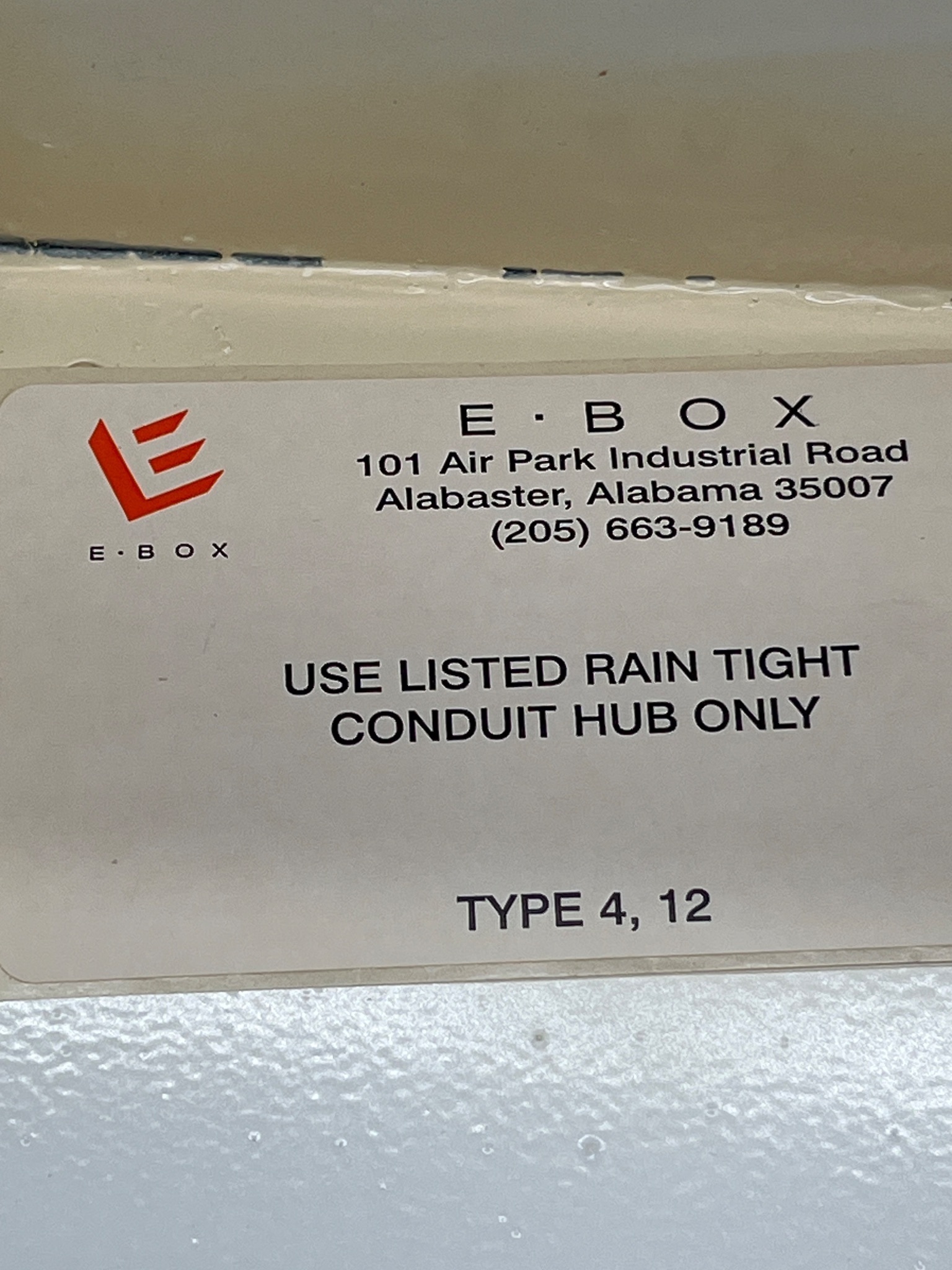 E-BOX TYPE 4,12 Enclosure NEW 7