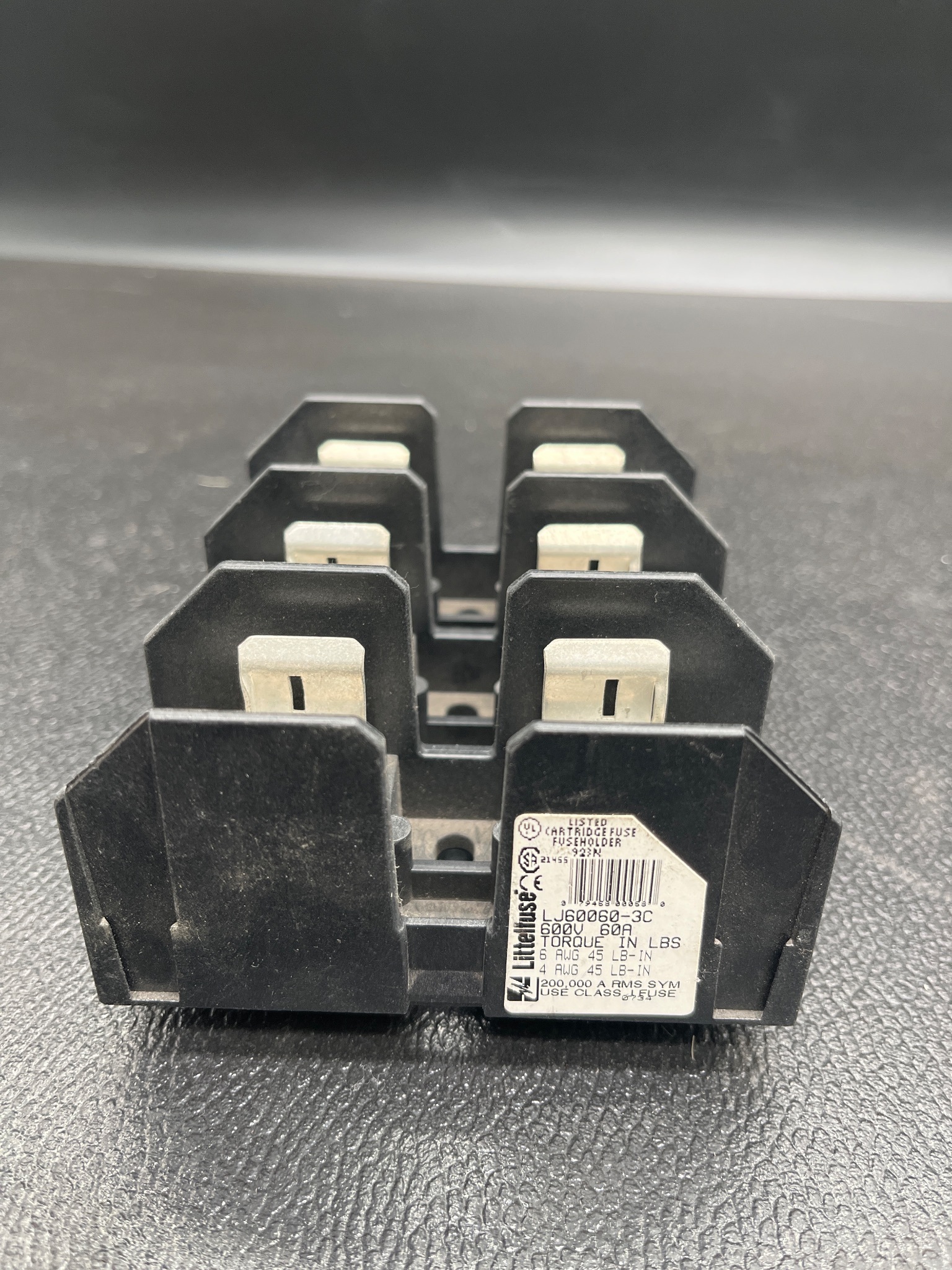 LITTELFUSE LJ60060-3C Fuse Holder USED 3