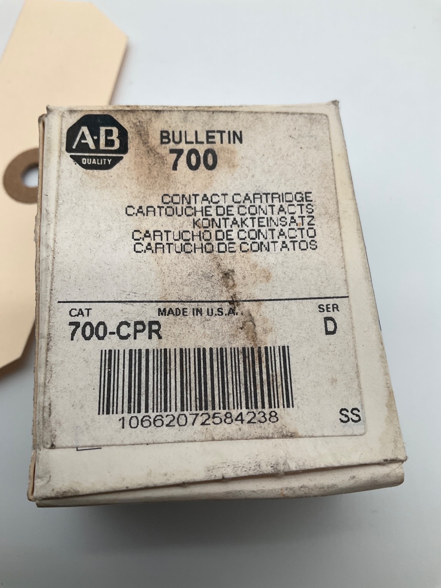 ALLEN BRADLEY 700-CPR Contact Cartridge NEW 1