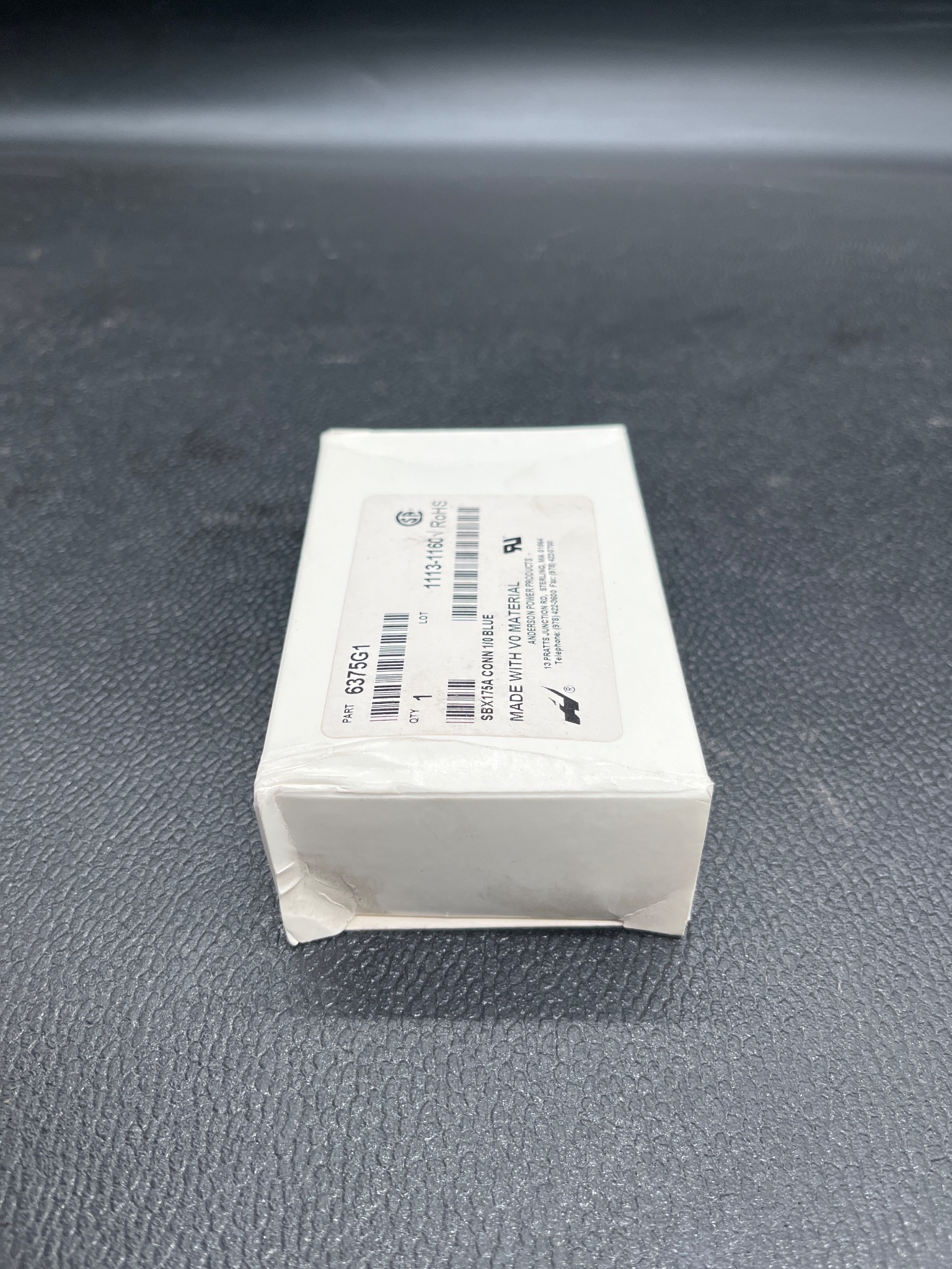 ANDERSON POWER PRODUCTS 6375G1 SBX175A Connector 1/0 Blue NEW 3