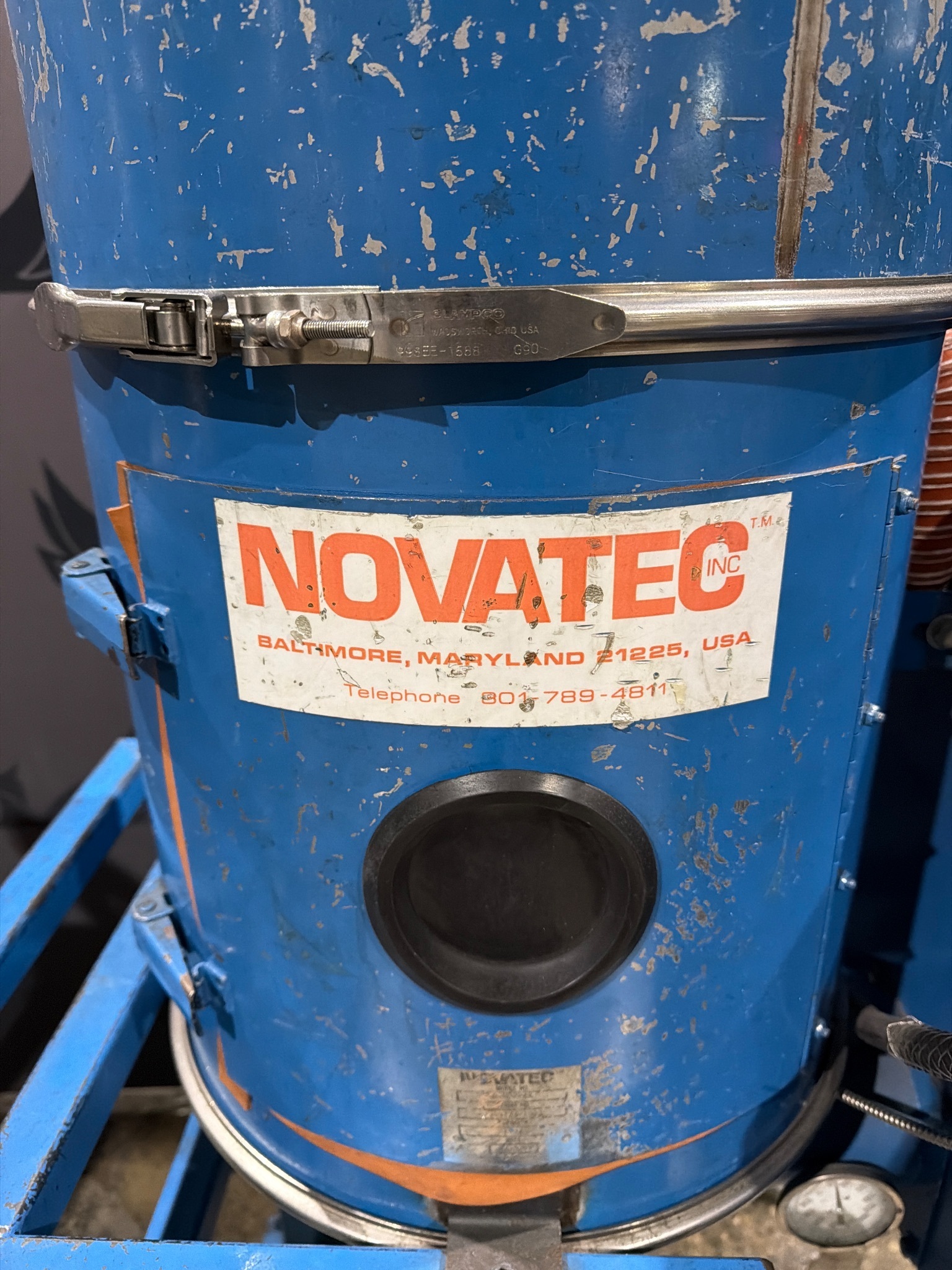 NOVATEC MD-25 Desiccant Dryer w/ 100lb Hopper USED 1