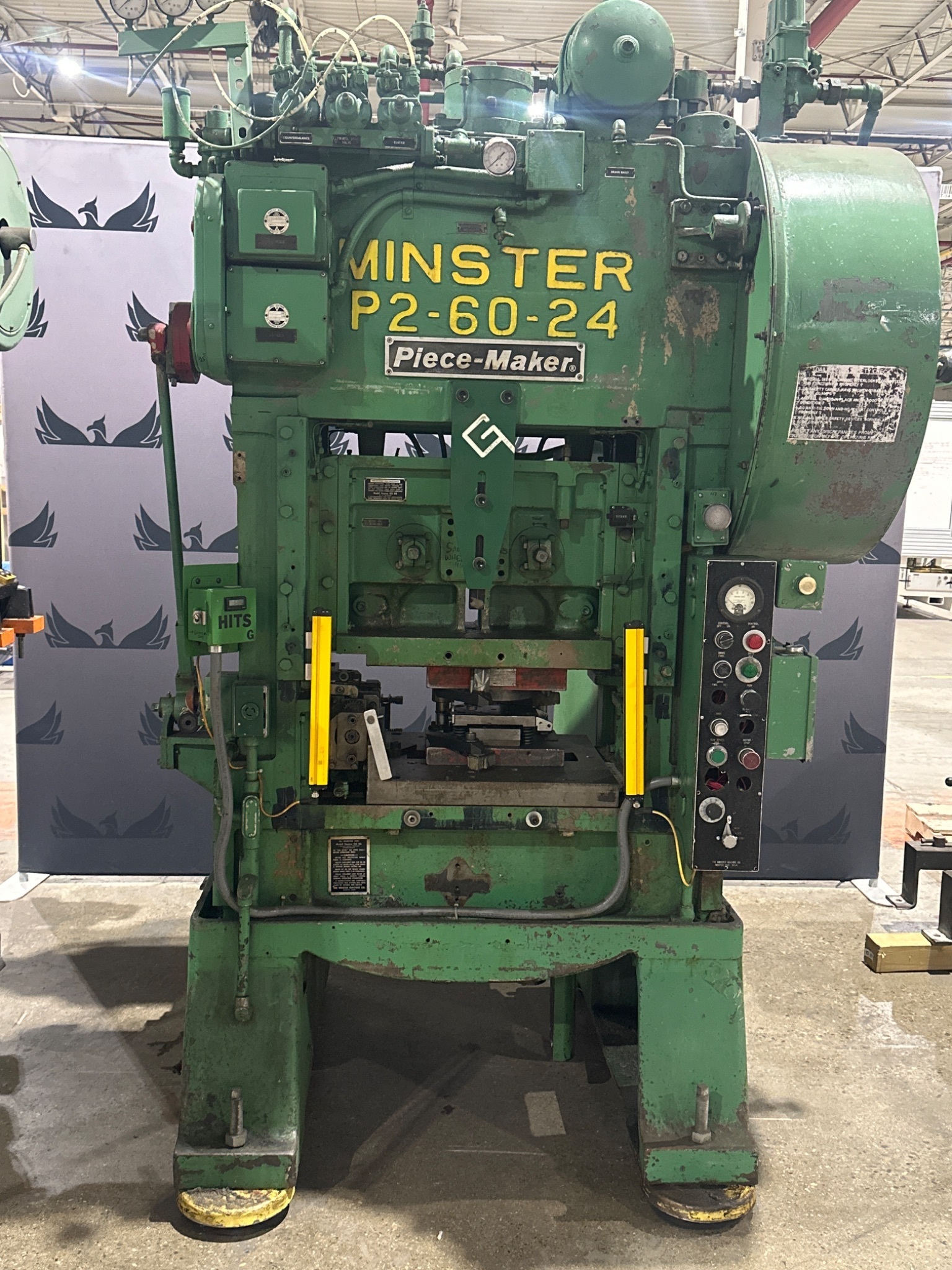 MINSTER P2-60-24 PIECE MAKER MECHANICAL PRESS 60 TON USED 1