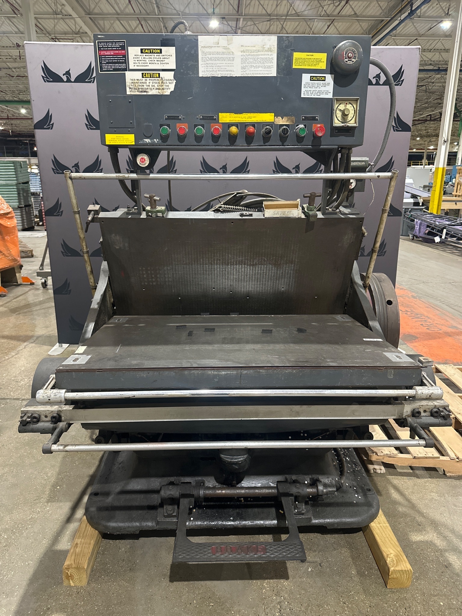 THOMSON T3 CLAMSHELL DIE CUTTING PRESS 29 X 43 USED 0