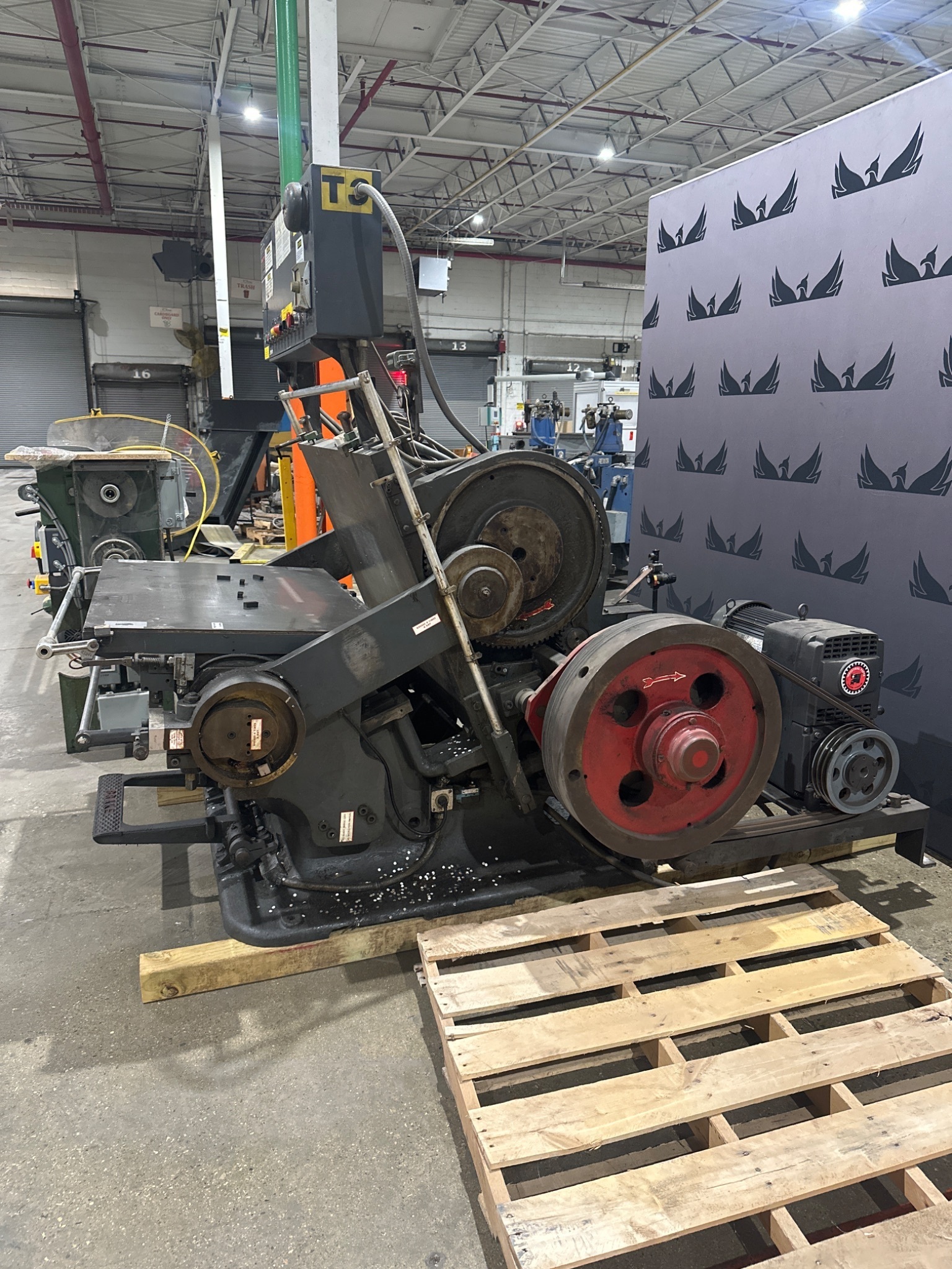 THOMSON T3 CLAMSHELL DIE CUTTING PRESS 29 X 43 USED 3