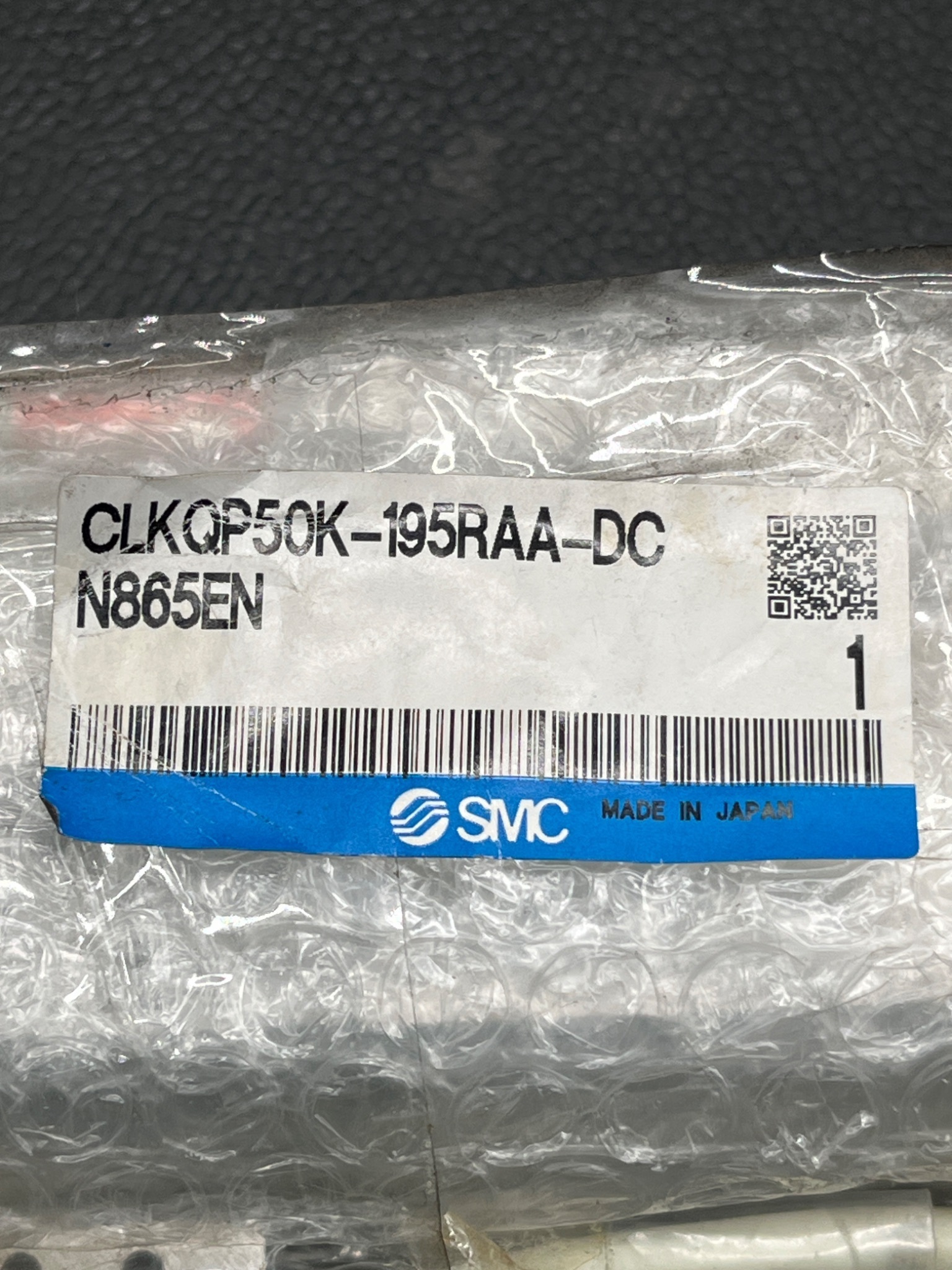 SMC CLKQP50K‑195RAA‑DC Clamp Cylinder NEW 3