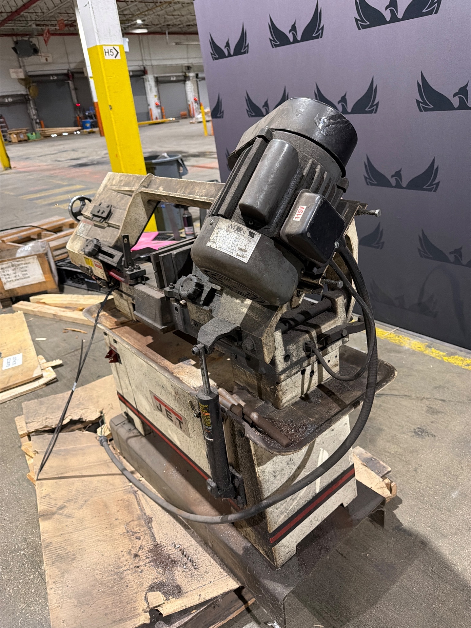 JET J‑3410 Horizontal Bandsaw (7" x 12") USED 2