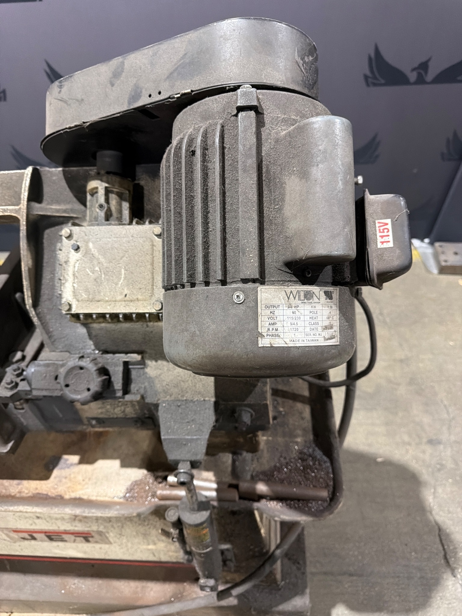 JET J‑3410 Horizontal Bandsaw (7" x 12") USED 3