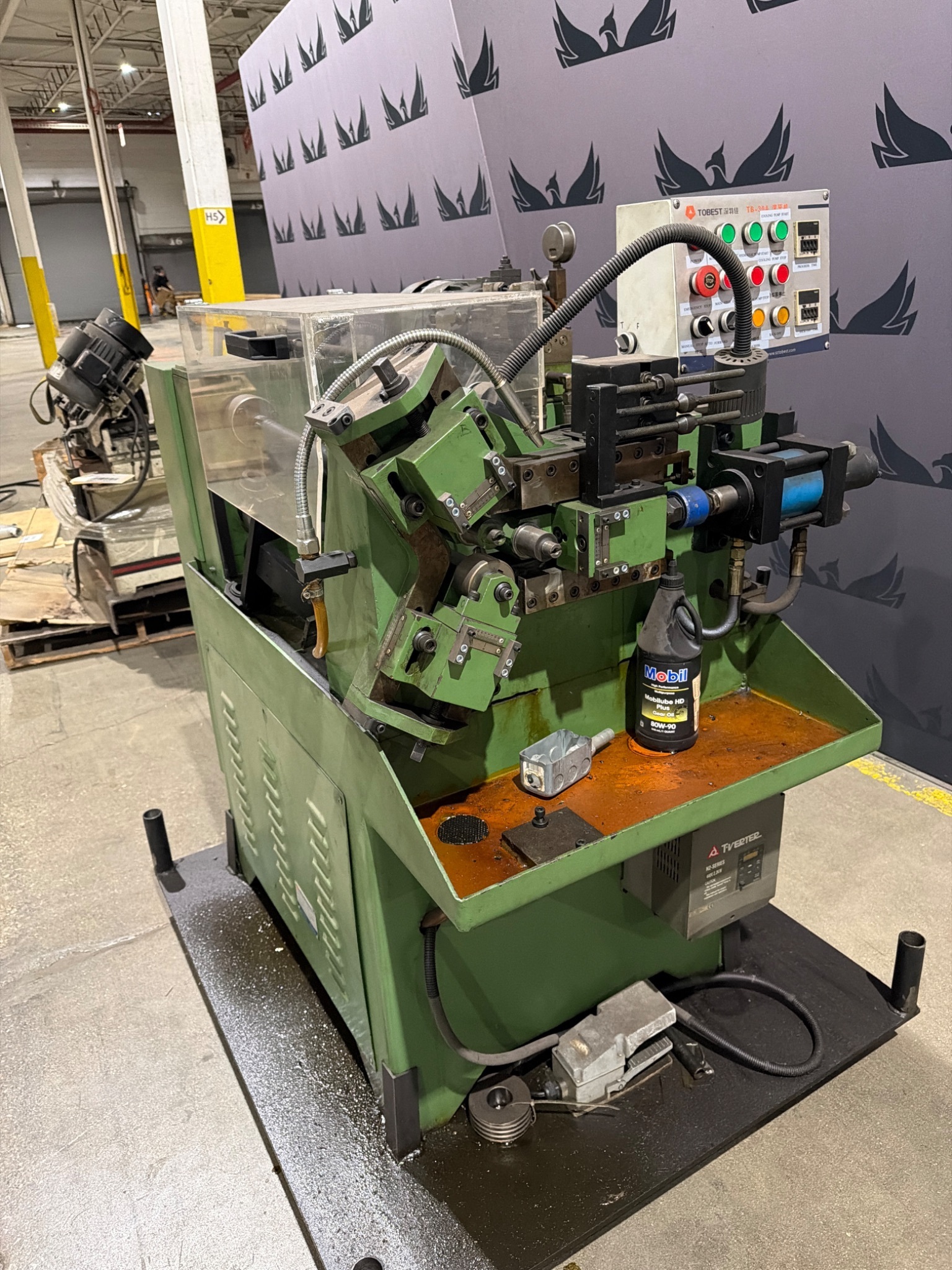 TOBEST TB‑30A Hydraulic Thread Rolling Machine USED 0
