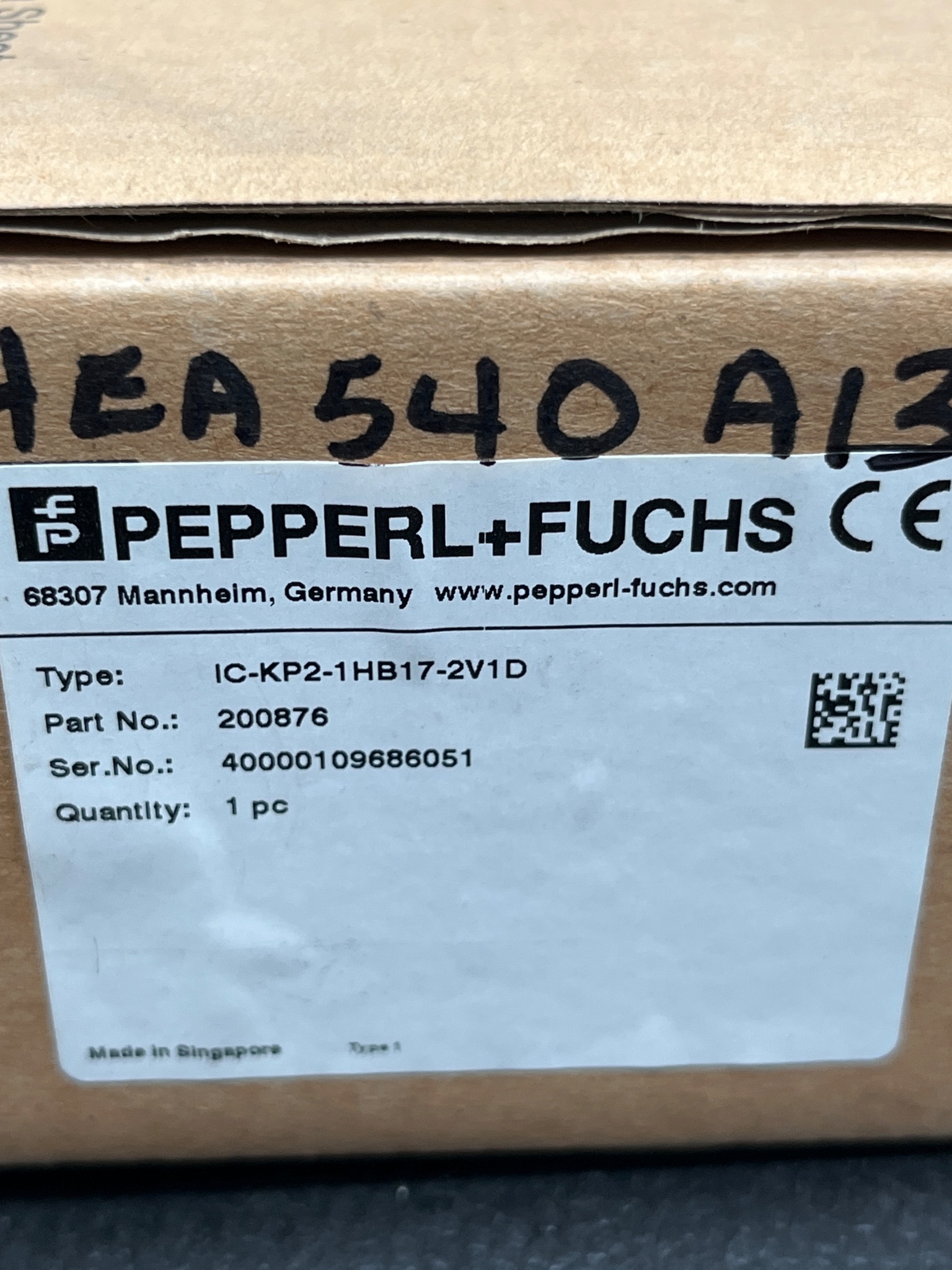 PEPPERL+FUCHS 200876 IC-KP2-1HB17-2V1D RFID Evaluation Unit NEW 6