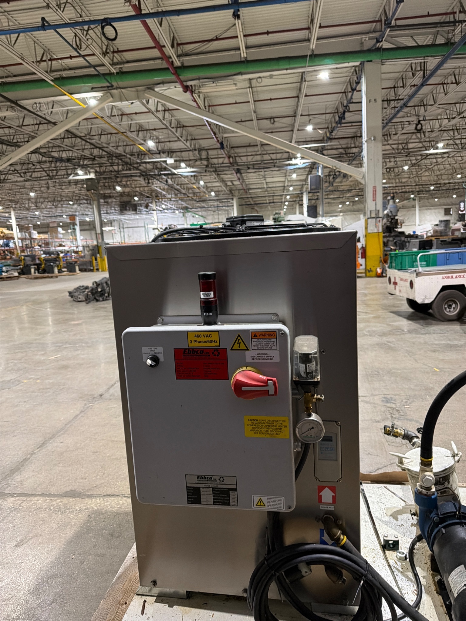 EBBCO PMF‑24,000‑IL In‑Line Chiller w/ PMF‑MWF3‑623 Filter Vessel USED 5