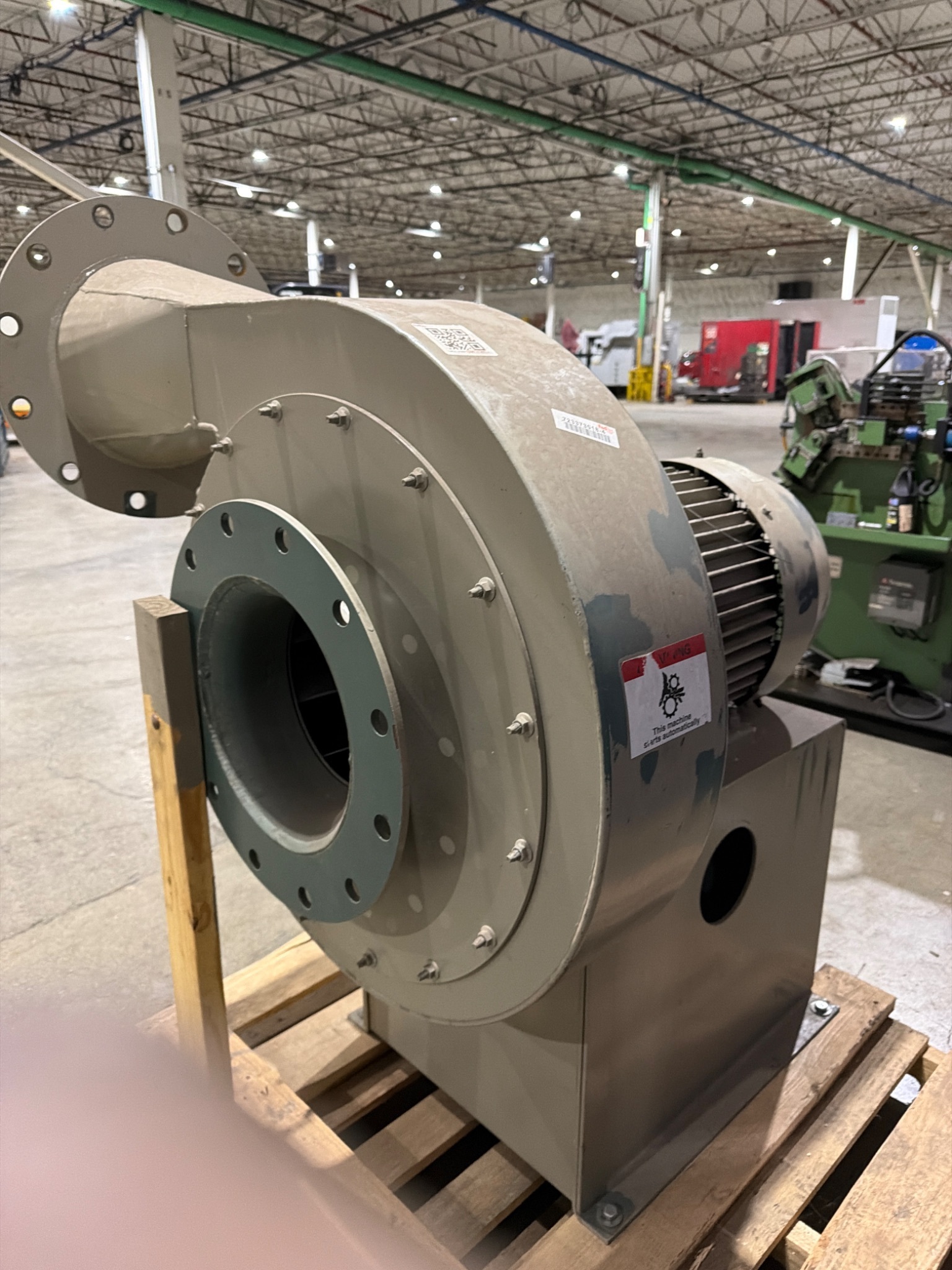 New York Blower 2212 ALM Industrial Pressure Blower USED 4