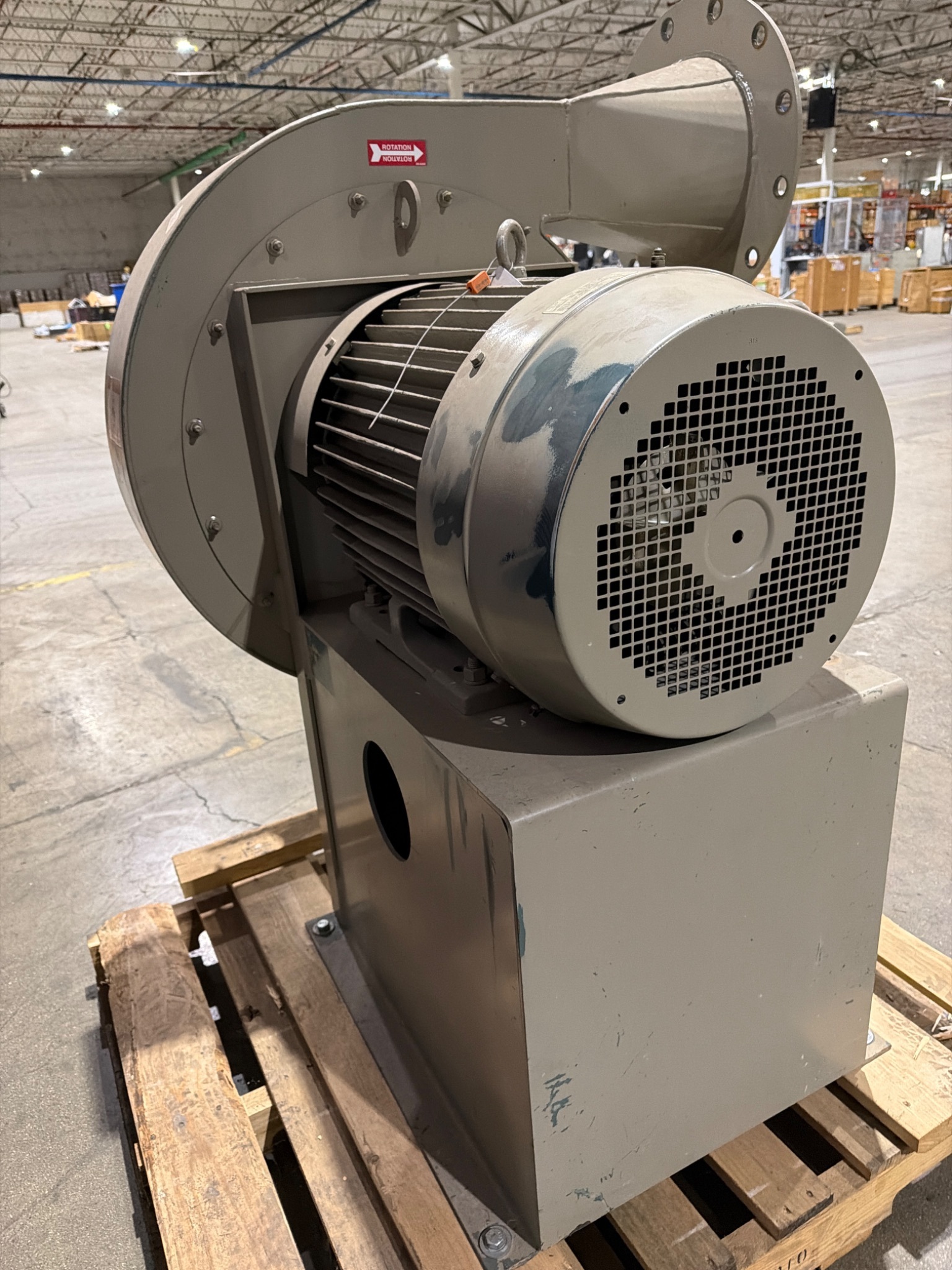 New York Blower 2212 ALM Industrial Pressure Blower USED 5