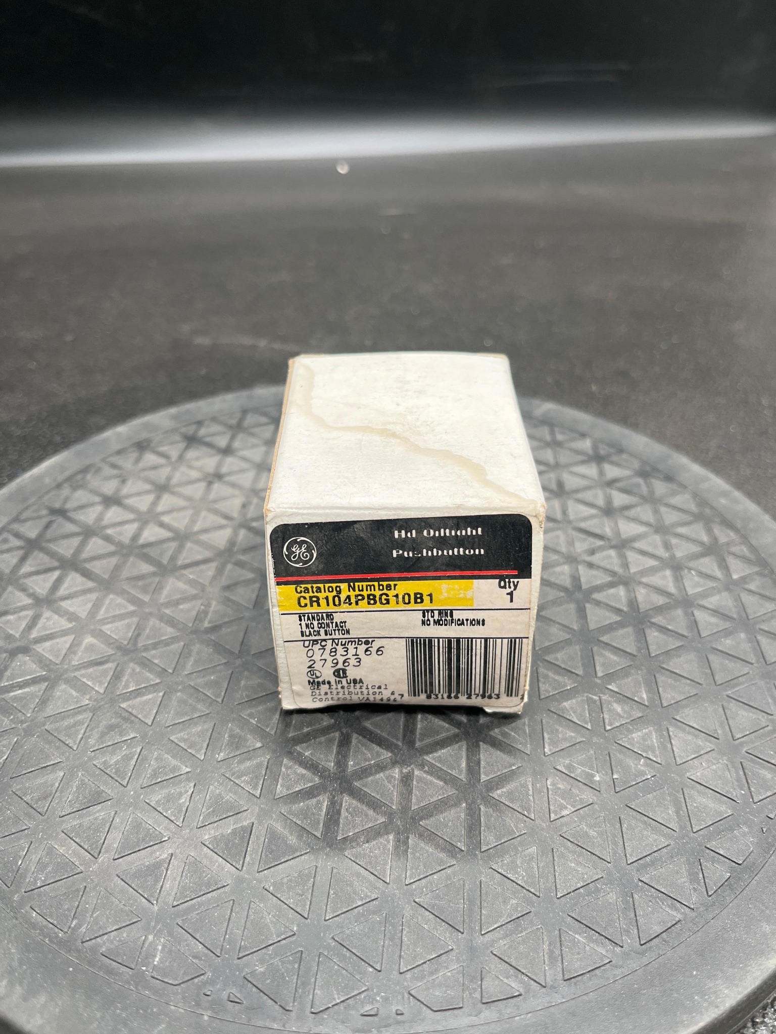 GENERAL ELECTRIC CR104PBG10B1 Black Pushbutton NEW 0
