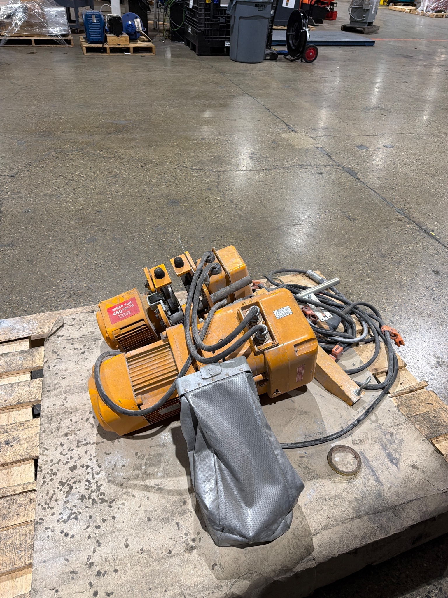 HARRINGTON NER020L 2-Ton Electric Chain Hoist USED 3