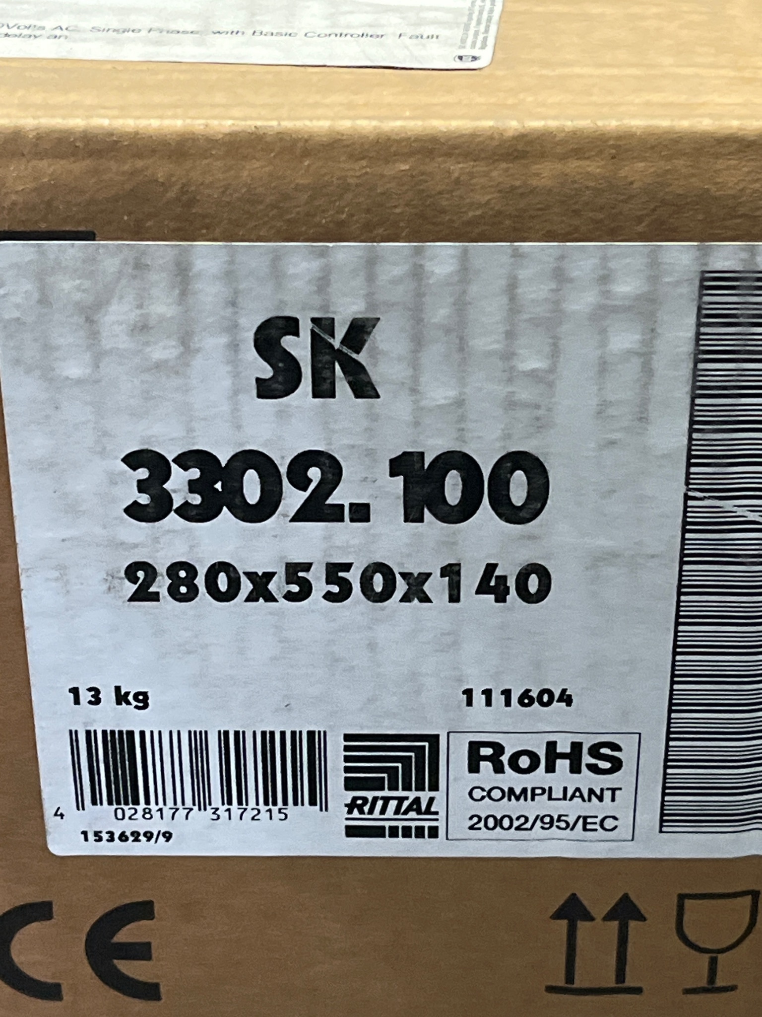 RITTAL SK 3302.100 Cooling Unit 280x550x140 NEW 5