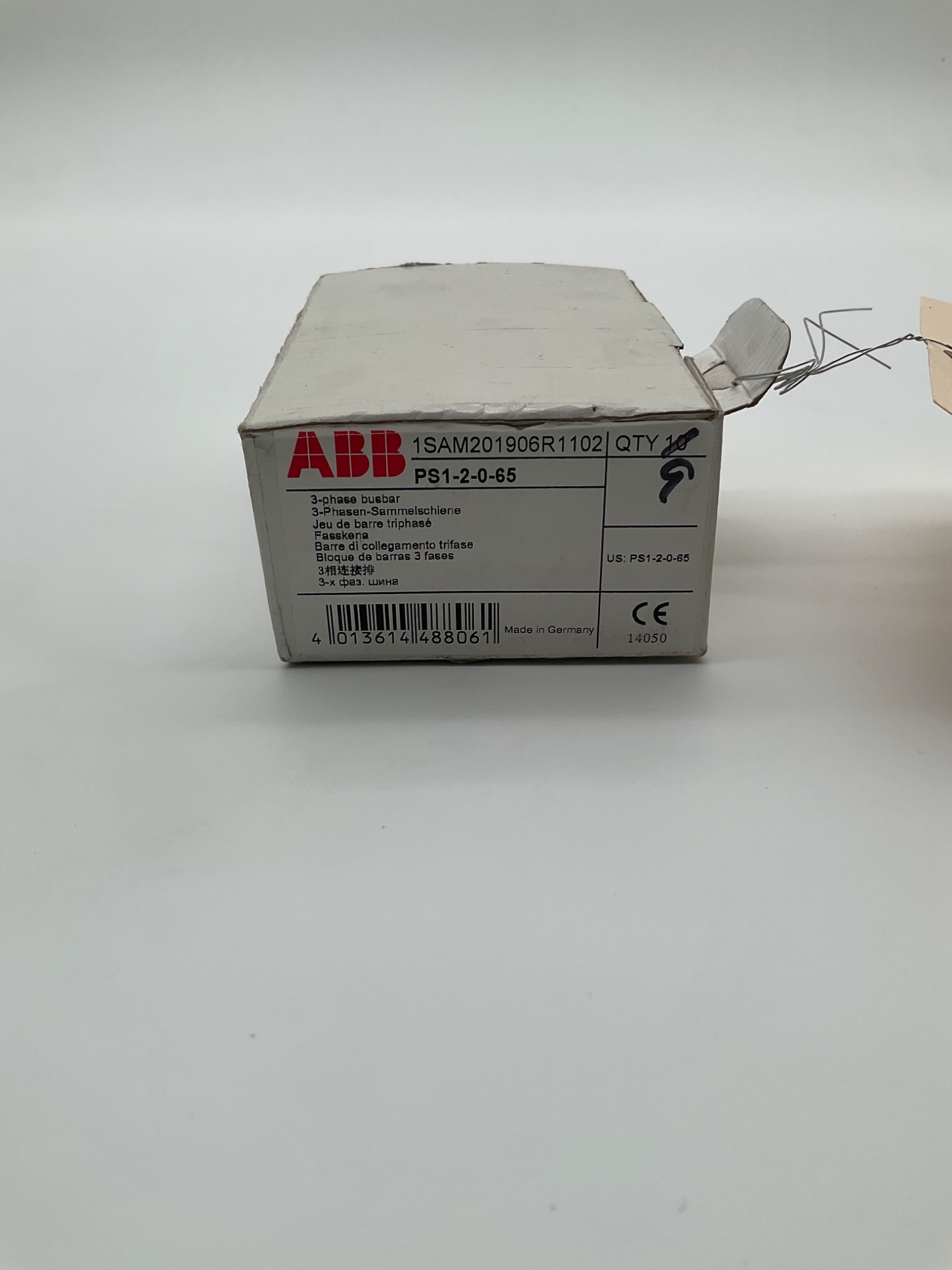 ABB 1SAM201906R1102 3-Phase Busbar NEW Open Box (9-Pack) 0