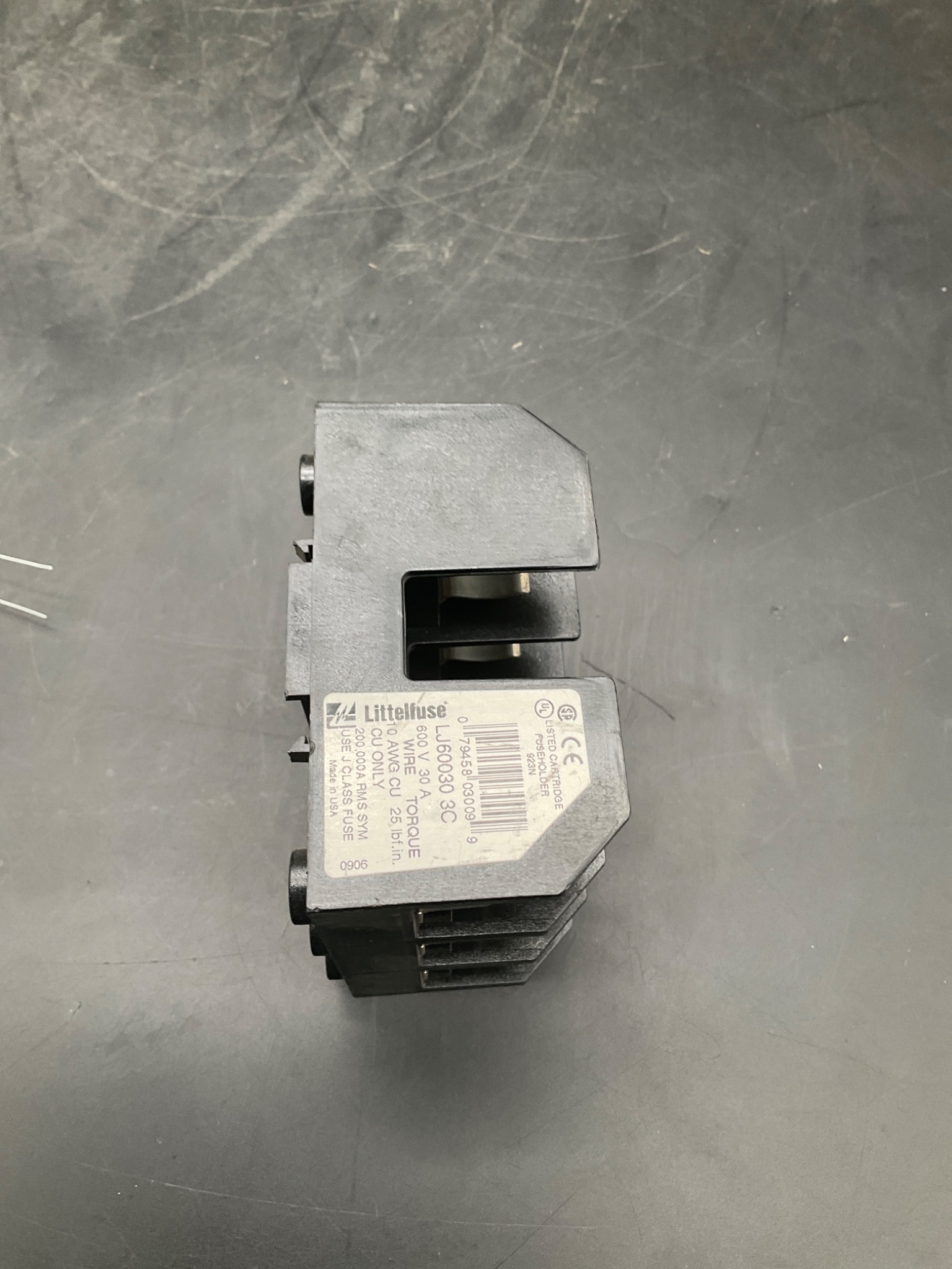 LITTELFUSE LJ60030-3C Fuse Holder USED 1