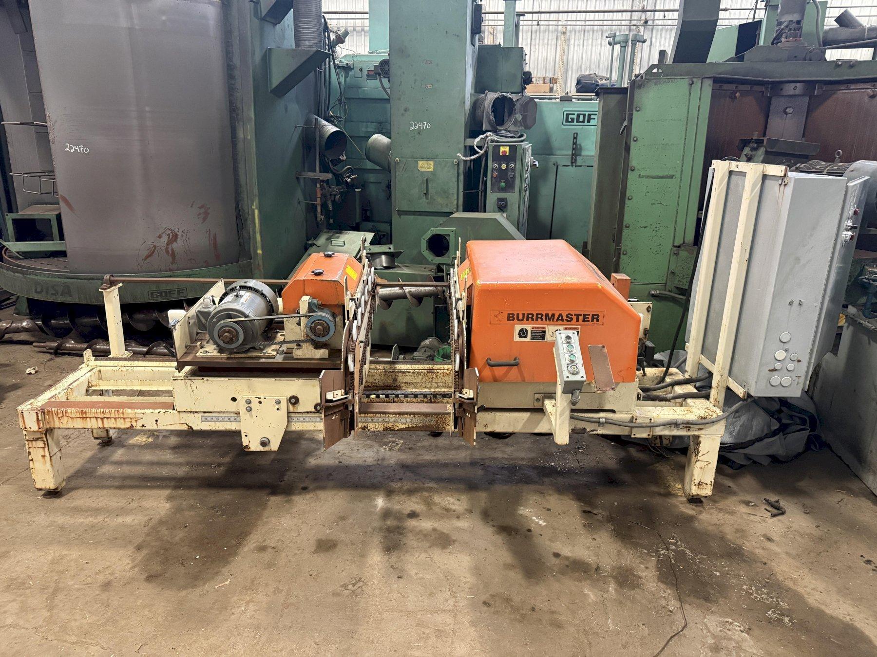 40" KENT BURRMASTER MODEL #BM05-040R-X TUBE END DEBURRING BRUSH MACHINE USED 0