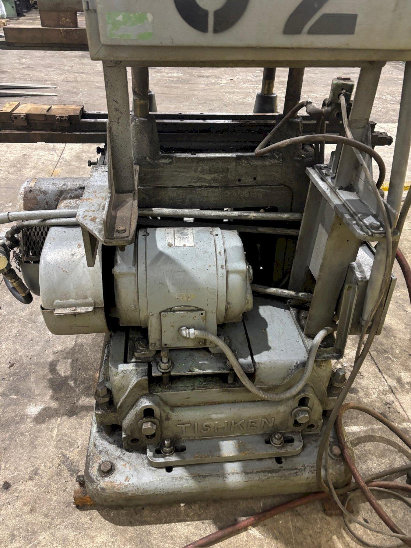 18 TON TISHKEN 4 POST MECHANICAL CUT-OFF PRESS USED 9
