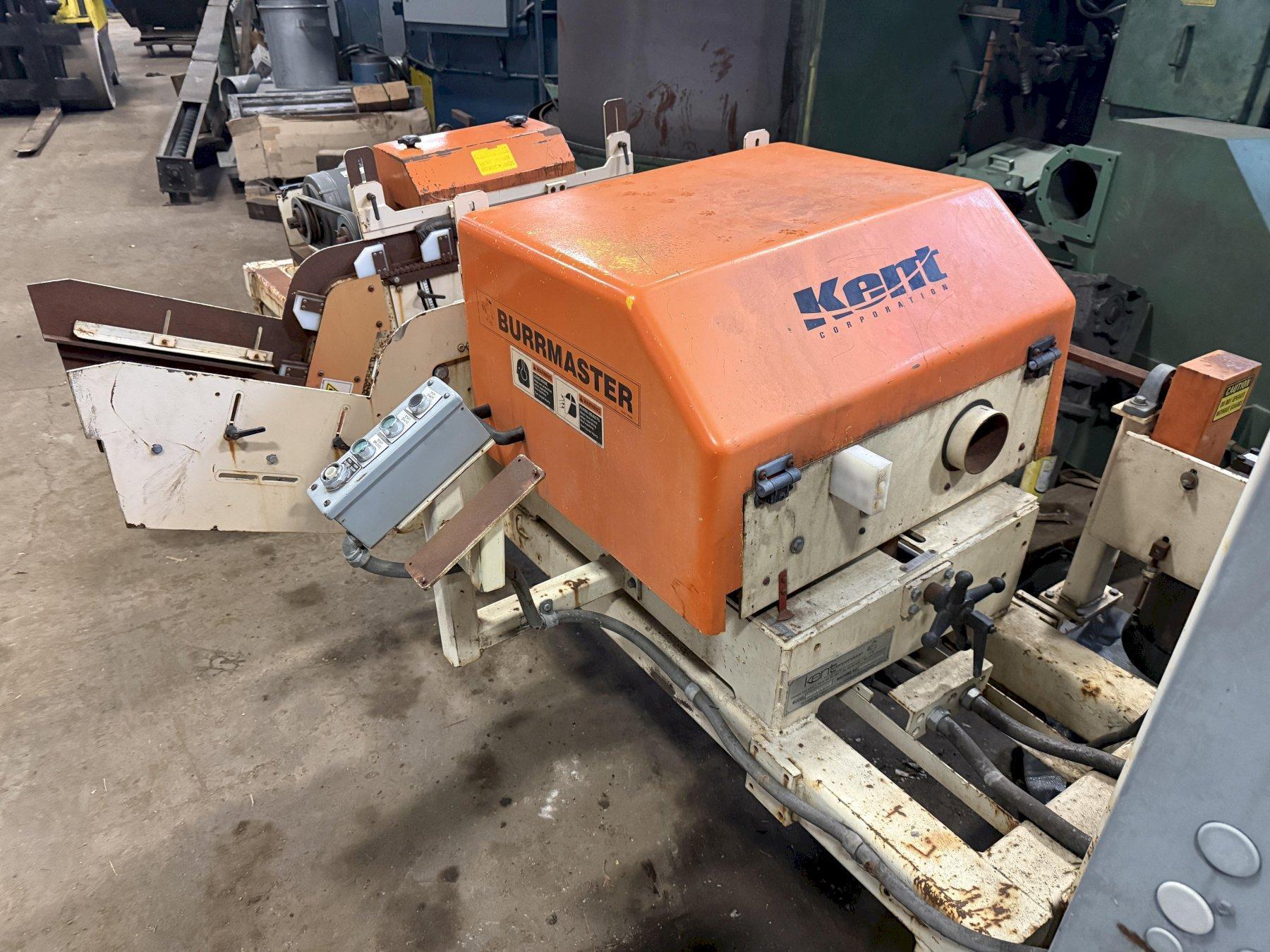 40" KENT BURRMASTER MODEL #BM05-040R-X TUBE END DEBURRING BRUSH MACHINE USED 8