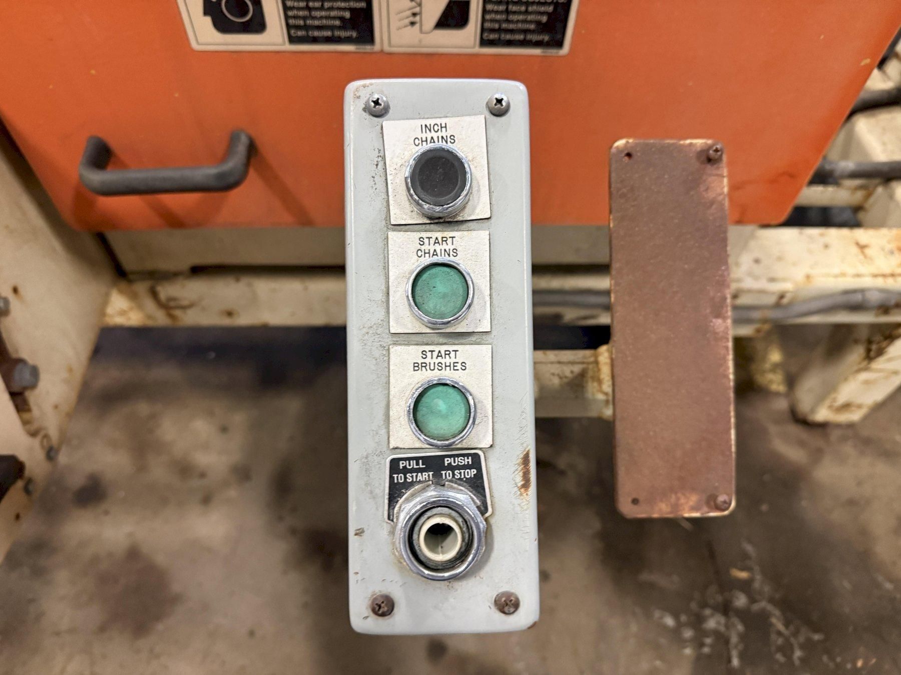 40" KENT BURRMASTER MODEL #BM05-040R-X TUBE END DEBURRING BRUSH MACHINE USED 10