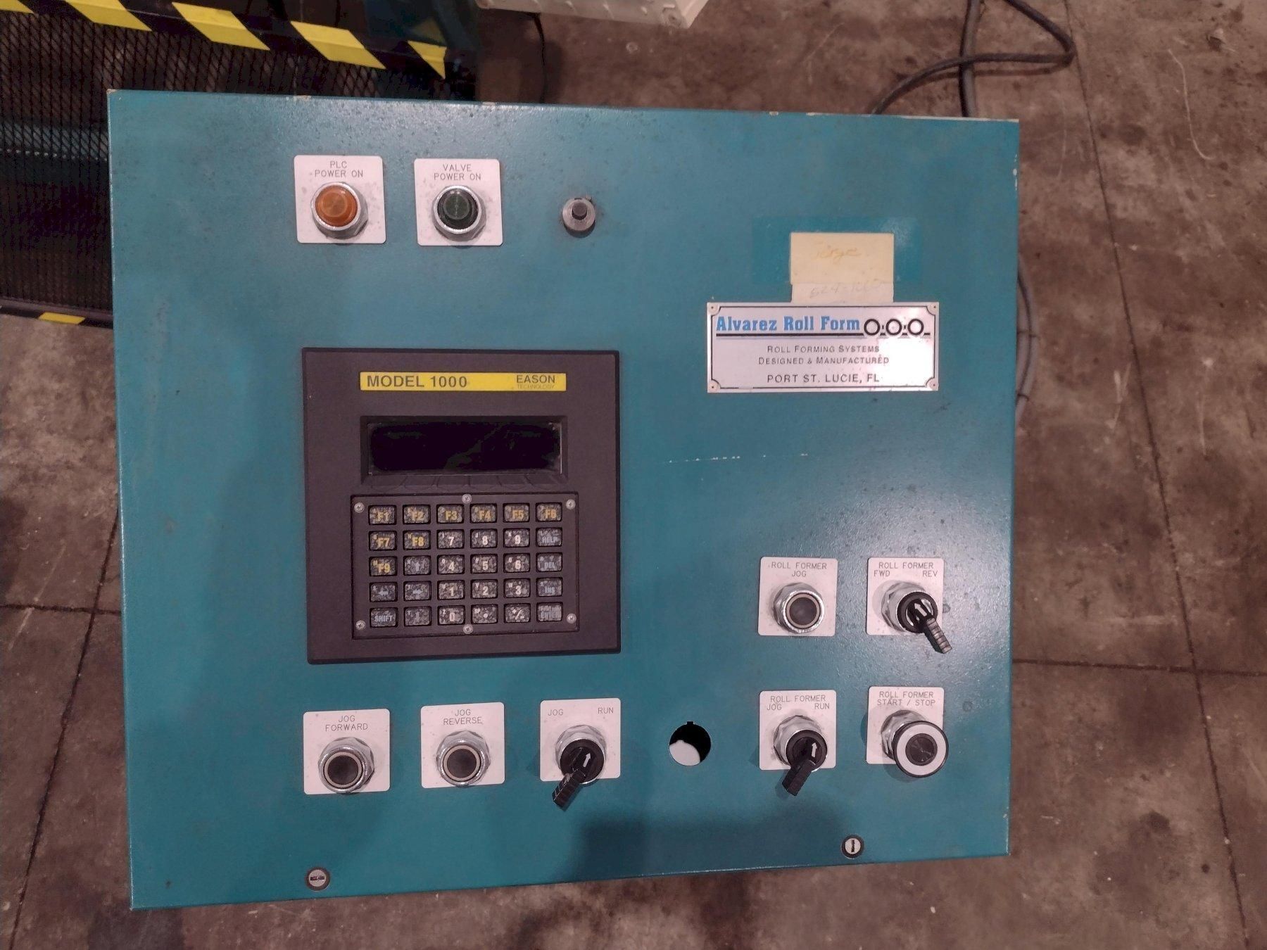 10 STAND ALVAREZ ROLLFORMER USED 8