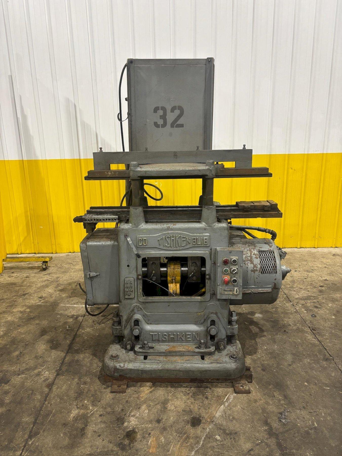 18 TON TISHKEN 4 POST MECHANICAL CUT-OFF PRESS USED 0