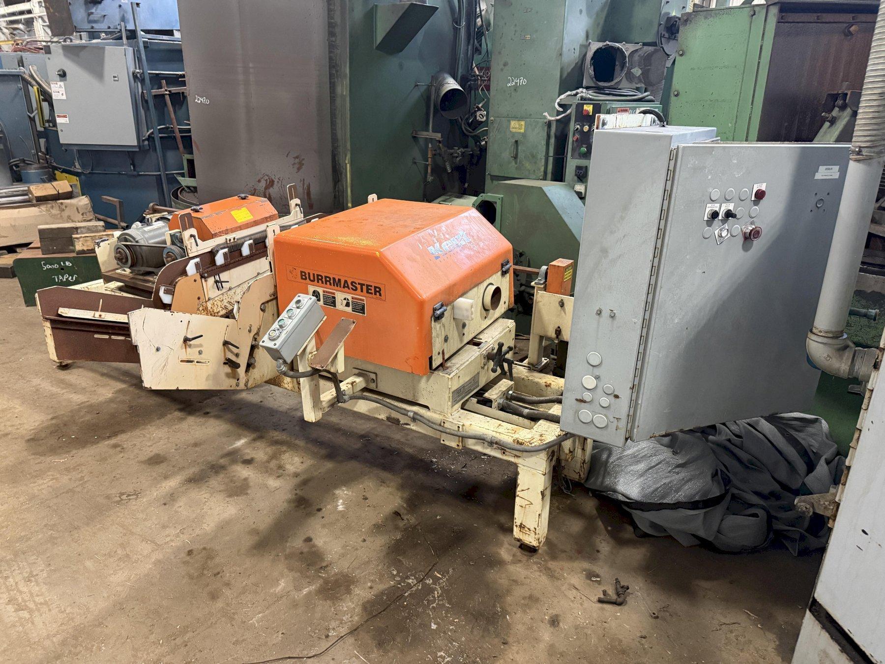 40" KENT BURRMASTER MODEL #BM05-040R-X TUBE END DEBURRING BRUSH MACHINE USED 2