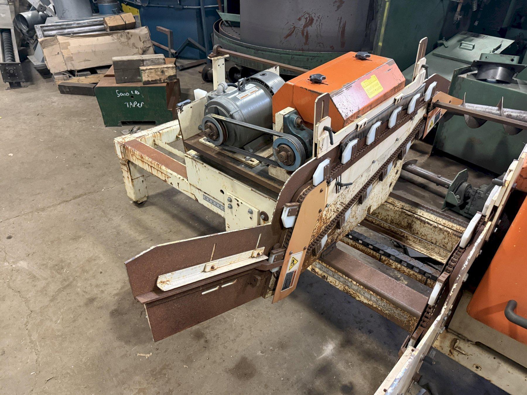 40" KENT BURRMASTER MODEL #BM05-040R-X TUBE END DEBURRING BRUSH MACHINE USED 3