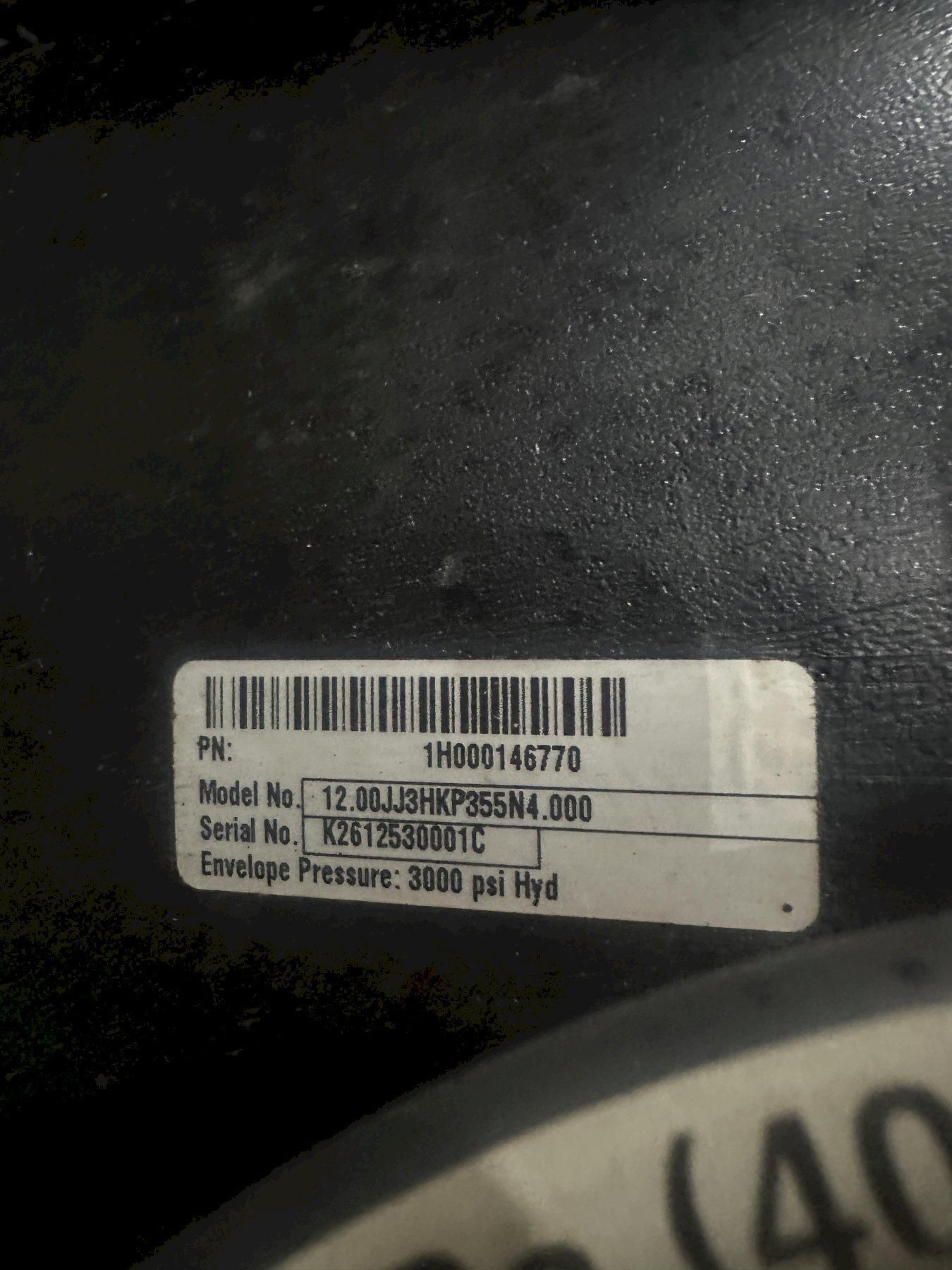 100 TON ROLLFORM INC HYDRAULIC 4 POST CUTOFF & POWER UNIT, 12" STROKE USED 22