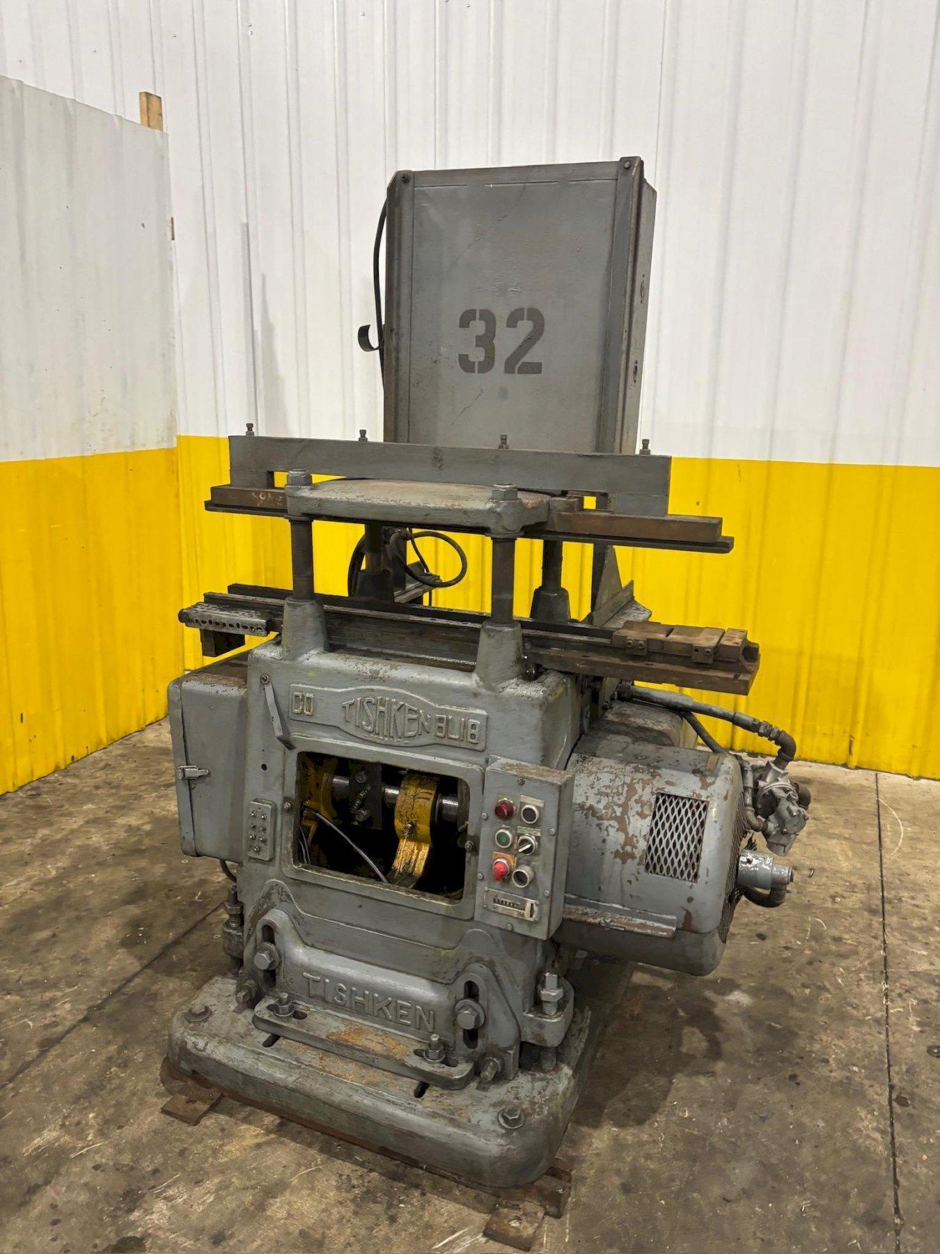 18 TON TISHKEN 4 POST MECHANICAL CUT-OFF PRESS USED 2