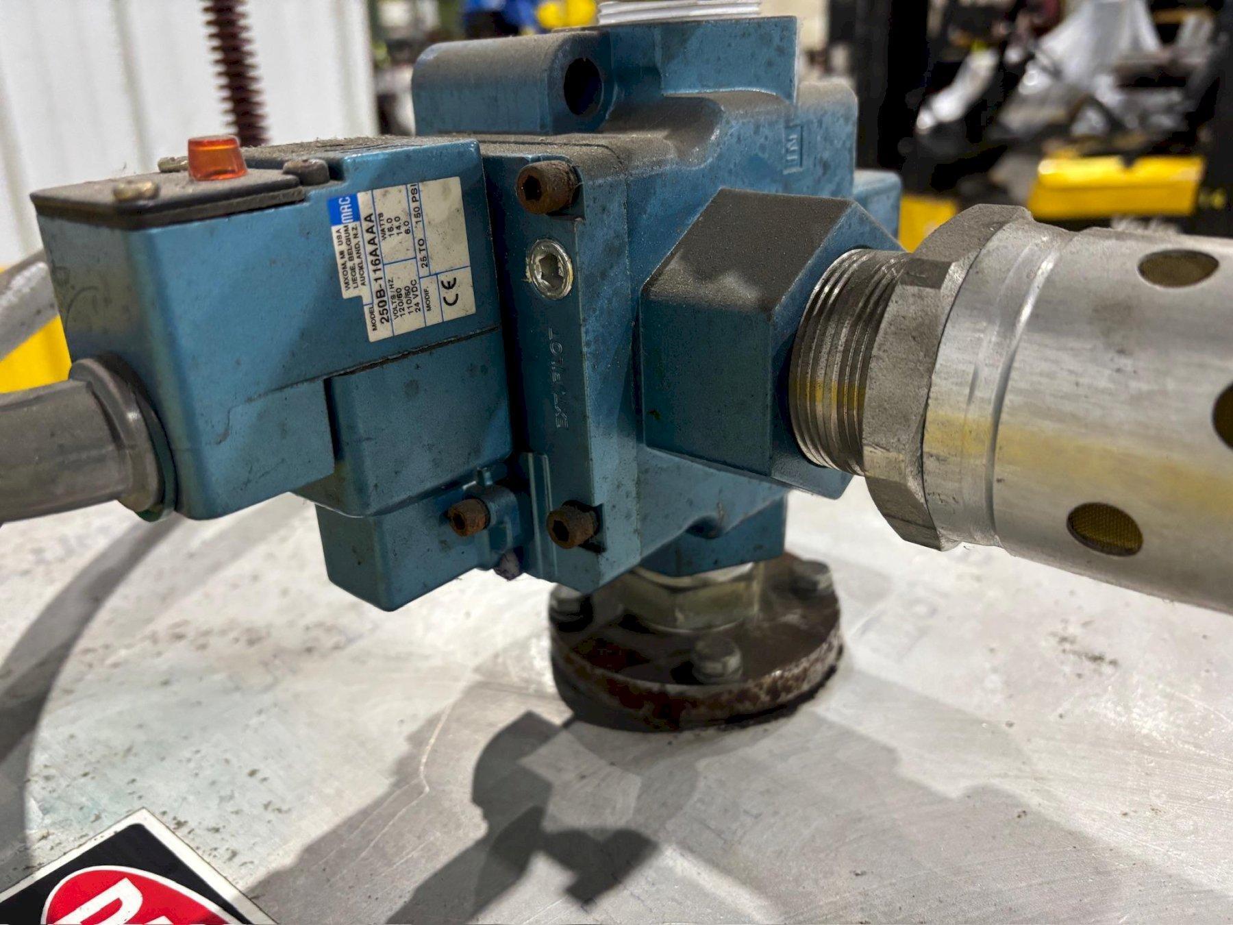 7 TON AIRAM MODEL #AP7 PNEUMATIC CUTOFF PRESS USED 5