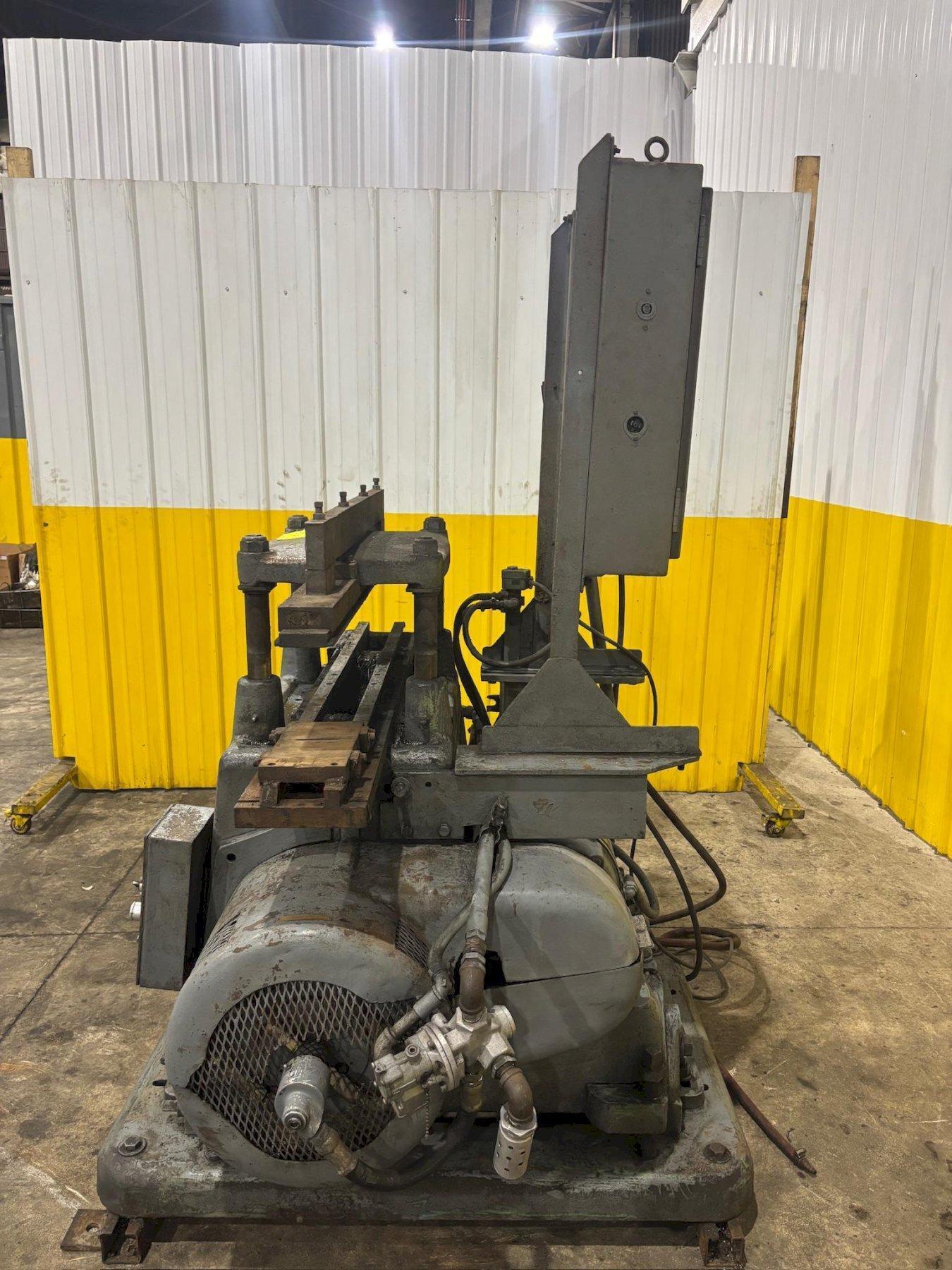 18 TON TISHKEN 4 POST MECHANICAL CUT-OFF PRESS USED 4