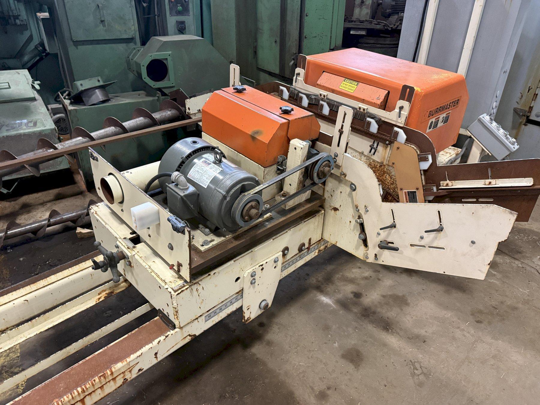 40" KENT BURRMASTER MODEL #BM05-040R-X TUBE END DEBURRING BRUSH MACHINE USED 7