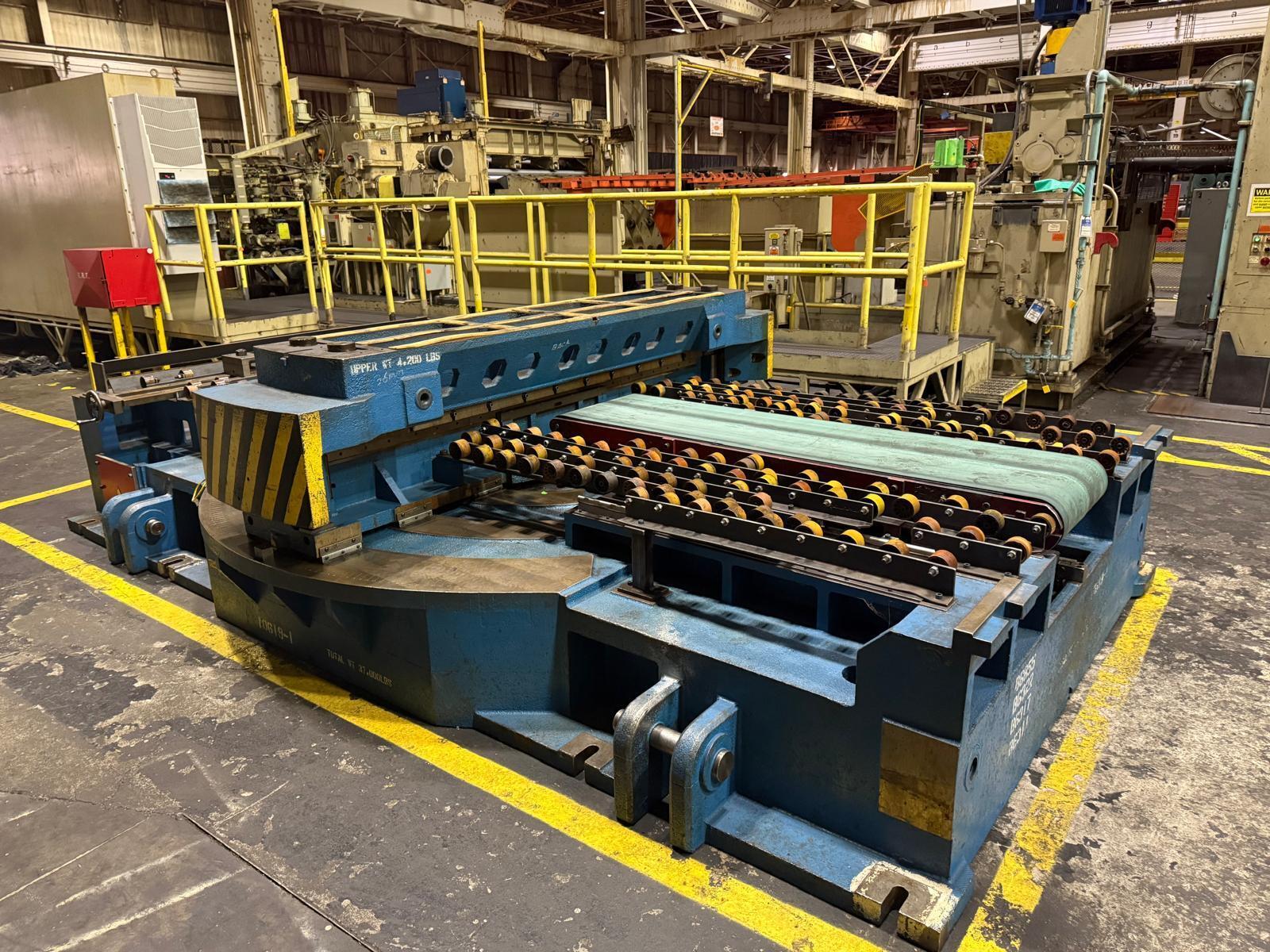 72" WIDE OSCILLATING TO 35 DEGREE DIE SHEAR USED 0