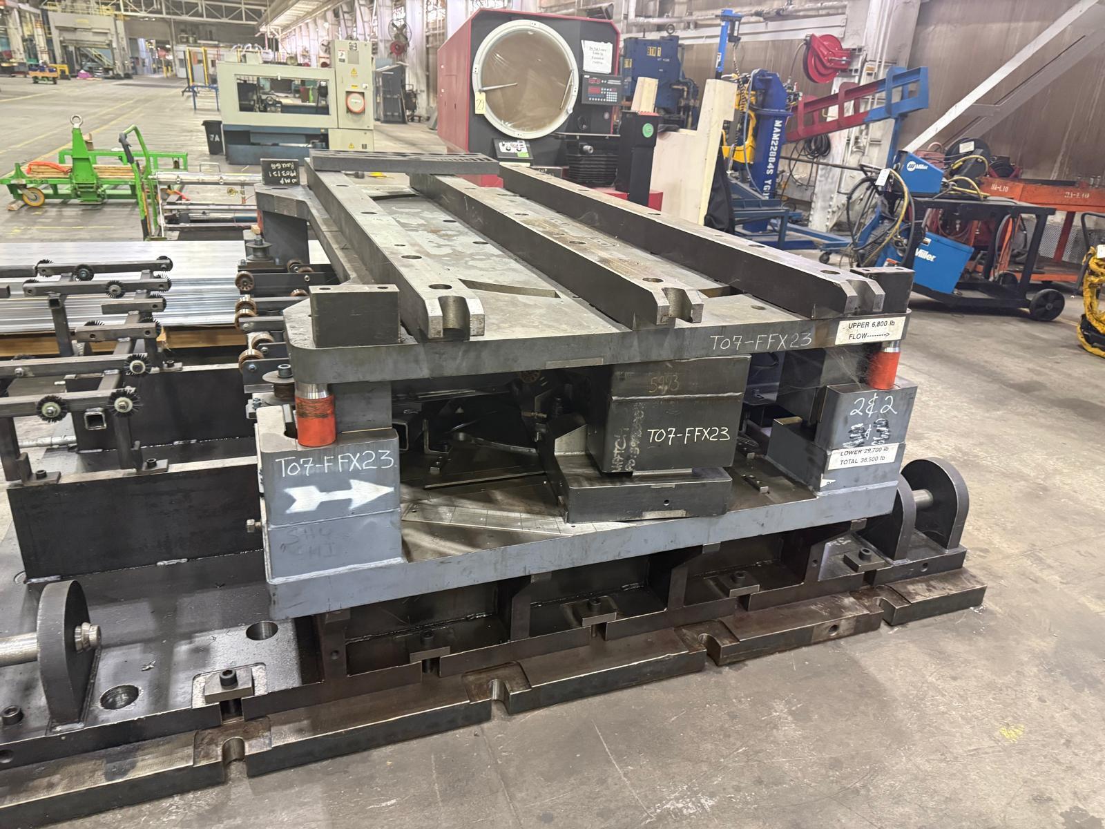 72" WIDE OSCILLATING DIE SHEAR USED 2