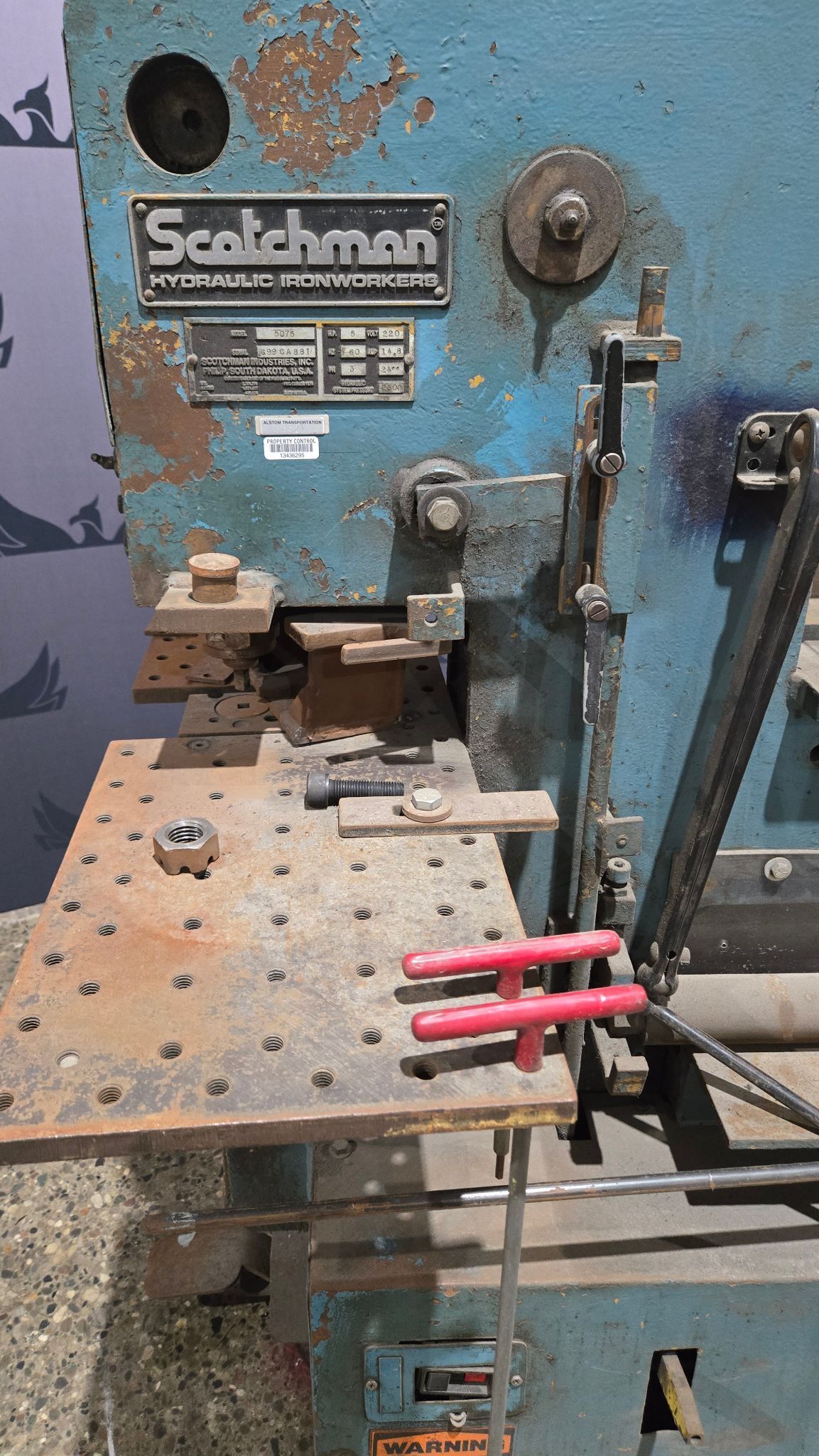 SCOTCHMAN 5075 50 TON PUNCH CAPACITY IRONWORKER USED 3