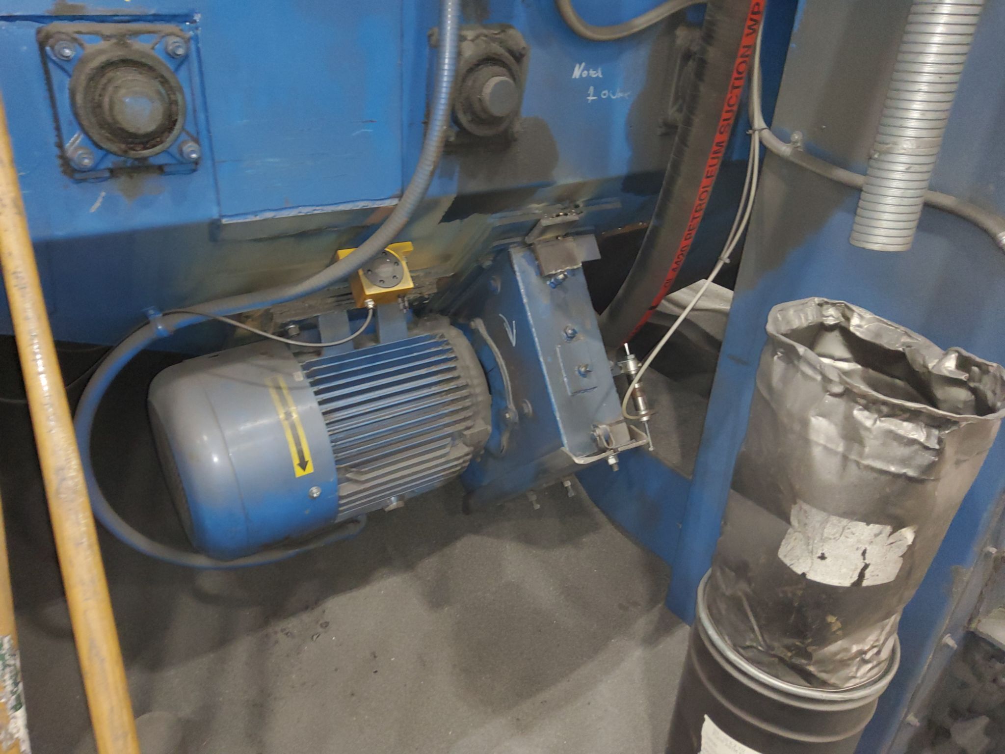 PANGBORN ES-1921-109 ROTOBLAST STRUCTURAL STEEL BLAST MACHINE USED 19
