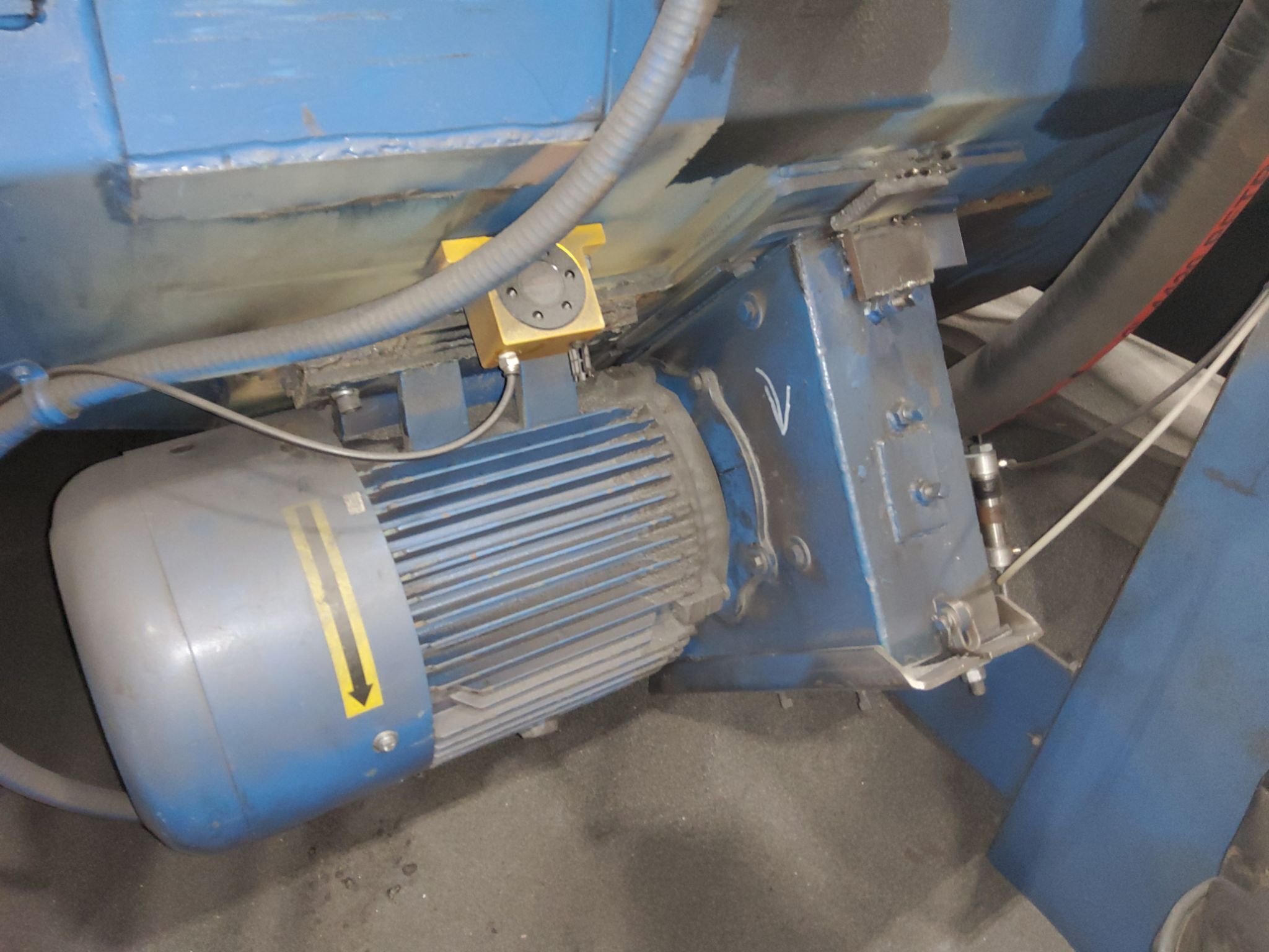 PANGBORN ES-1921-109 ROTOBLAST STRUCTURAL STEEL BLAST MACHINE USED 20