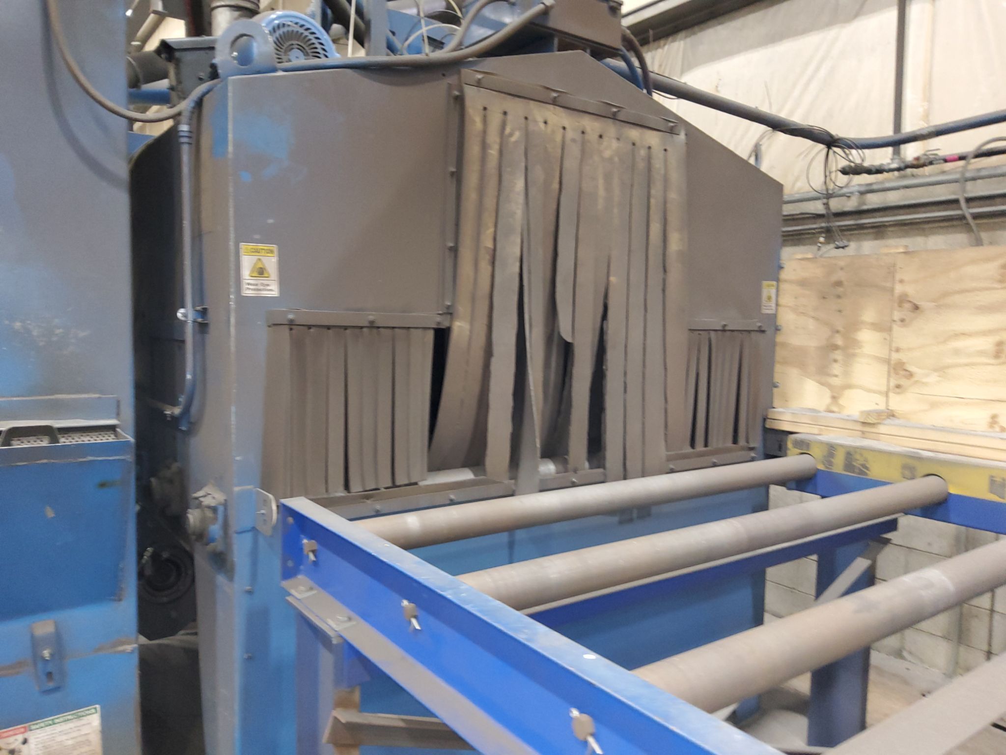 PANGBORN ES-1921-109 ROTOBLAST STRUCTURAL STEEL BLAST MACHINE USED 13