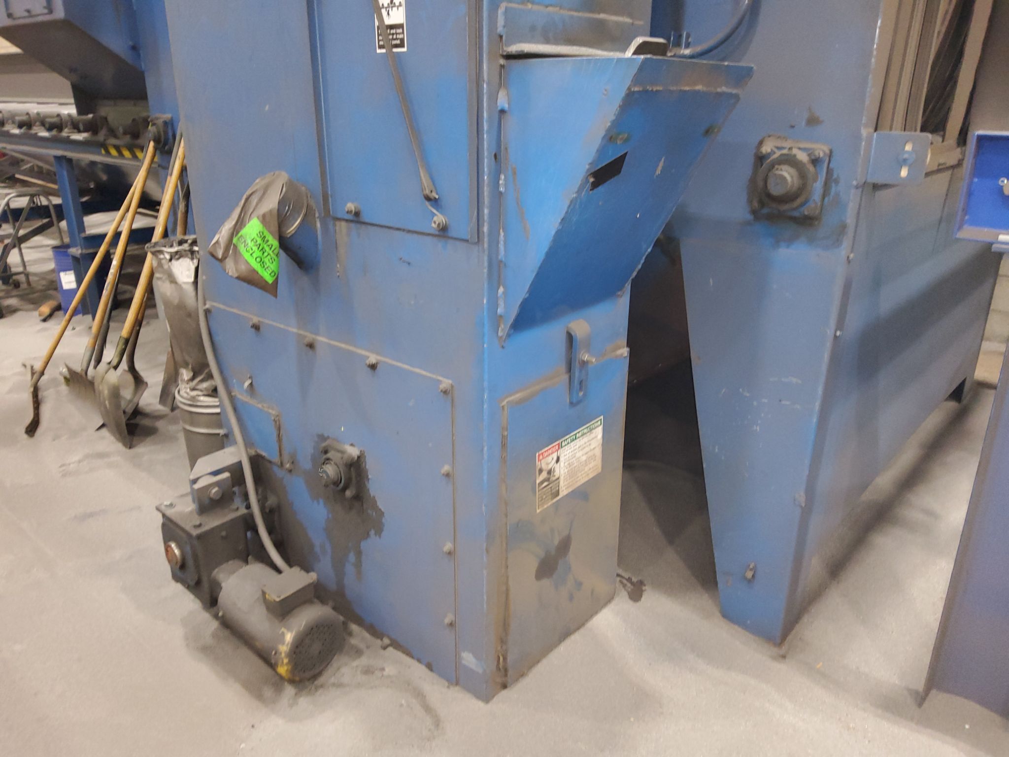 PANGBORN ES-1921-109 ROTOBLAST STRUCTURAL STEEL BLAST MACHINE USED 14