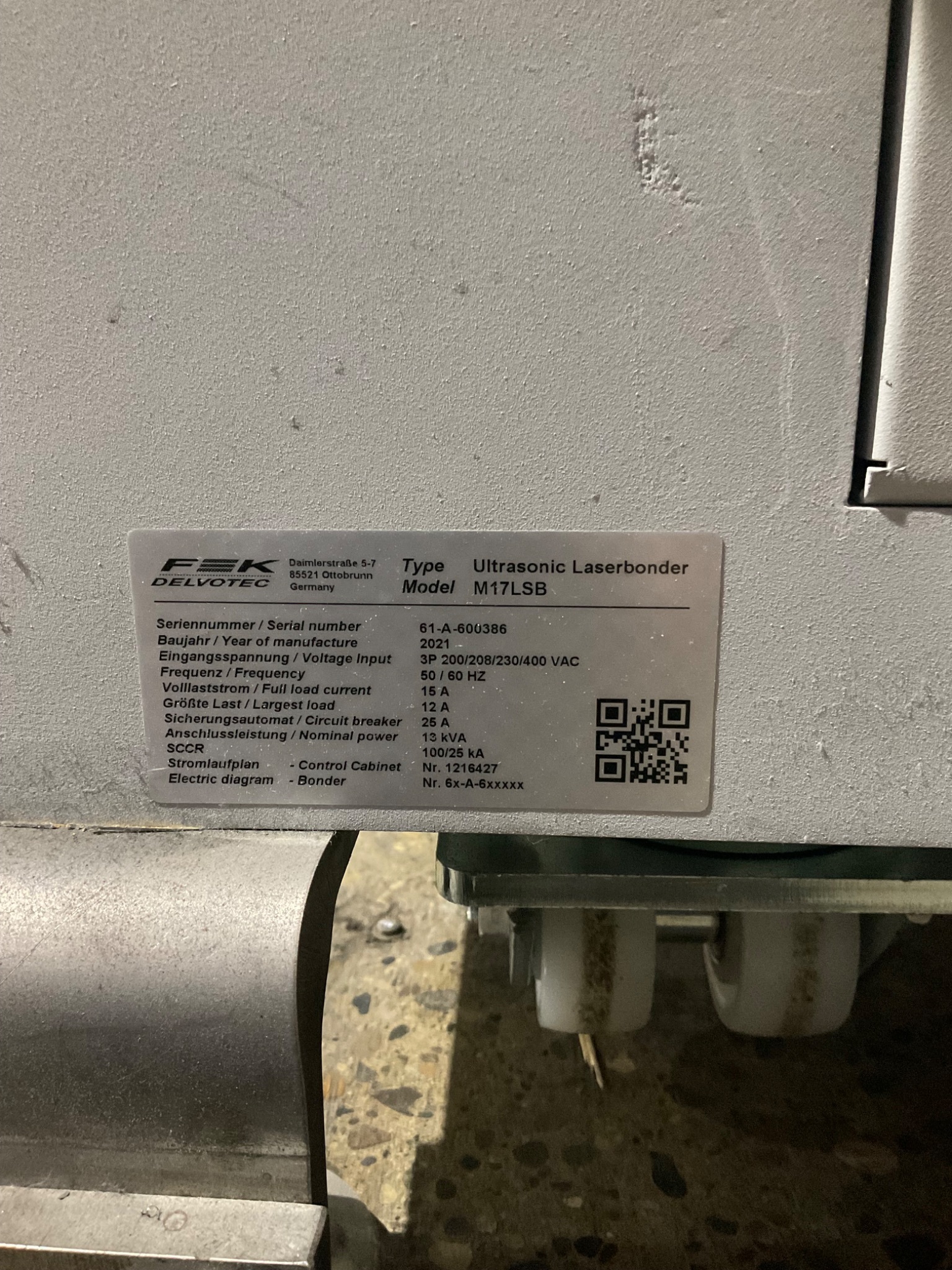 F&K M17LSB ULTRASONIC LASER BONDER WIRE BONDER USED 1