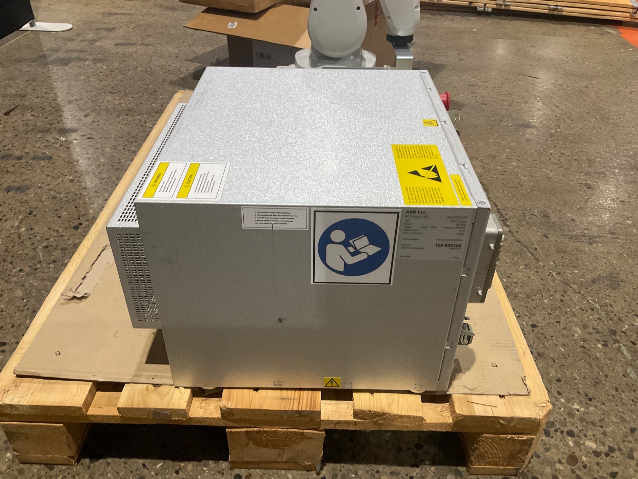 NEW 2016 ABB IRB120 W IRC 5 COMPACT ROBOT NEW IN CRATE W/ DSQC 679 PENDANT 3