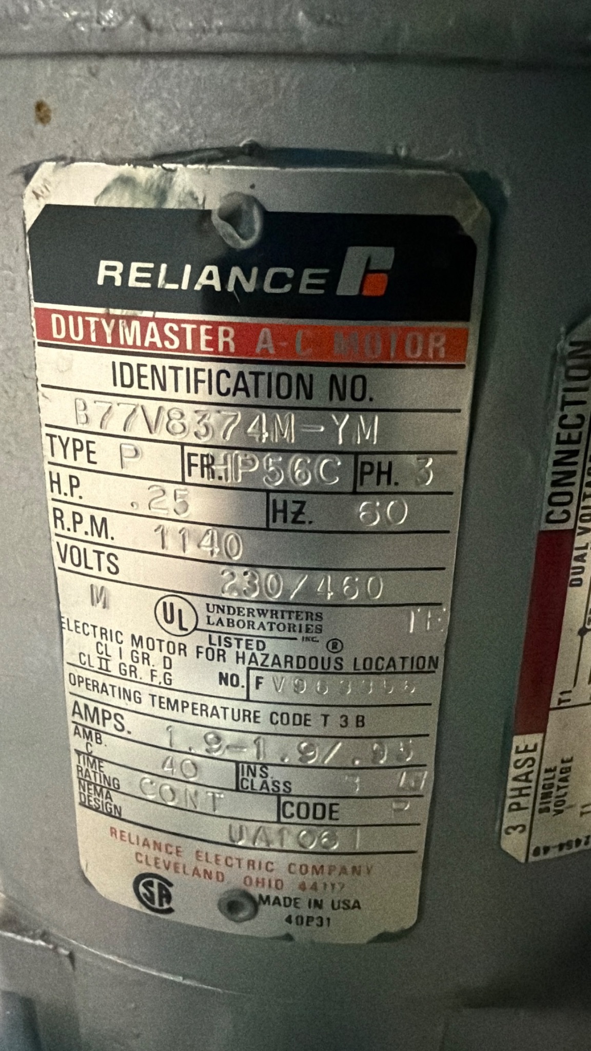 UNION PROCESS Type B Size 01HD Szegvari Attritor System USED 6